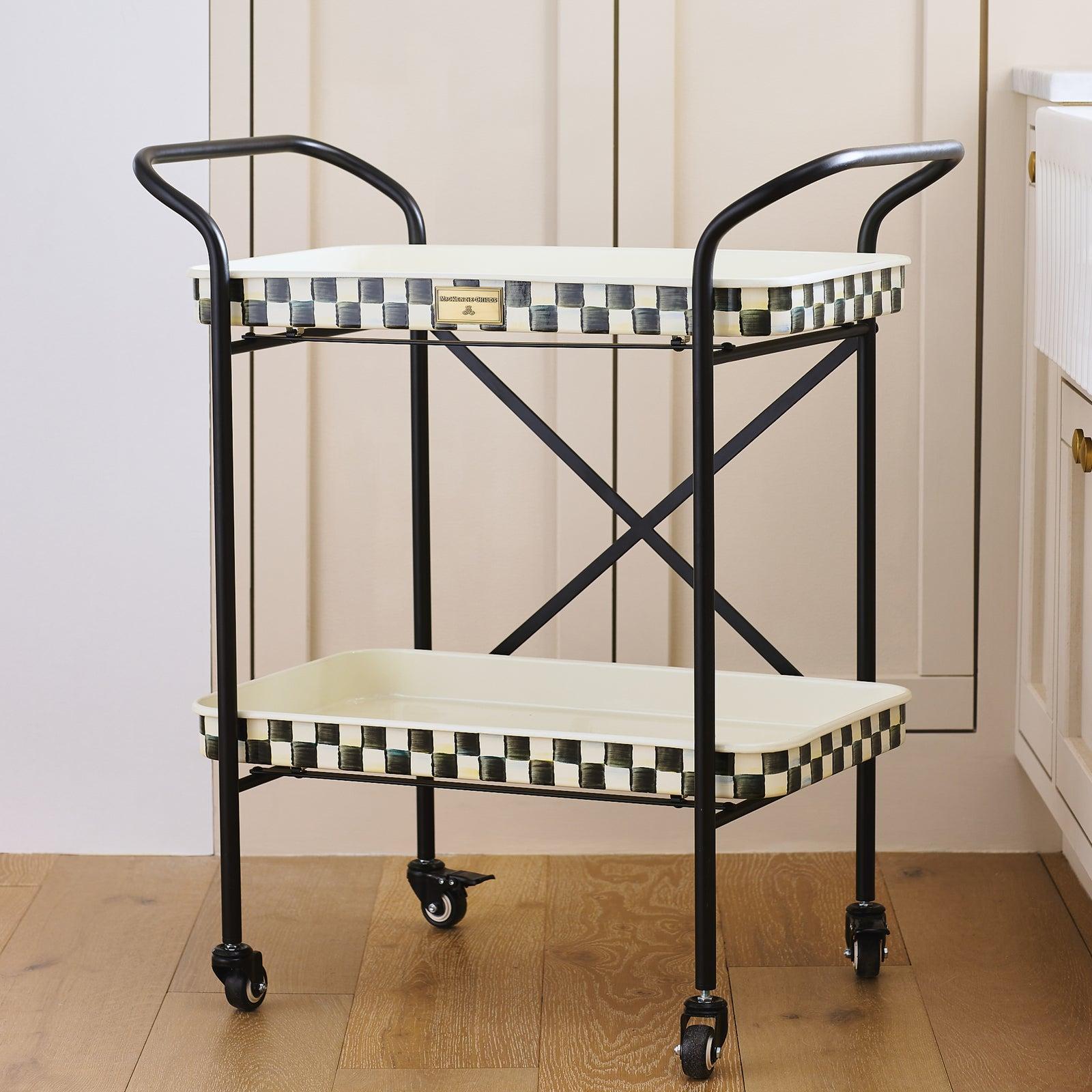 Courtly Check 2-Tier Kitchen Cart 6 Courtly Check 2-Tier Kitchen Cart