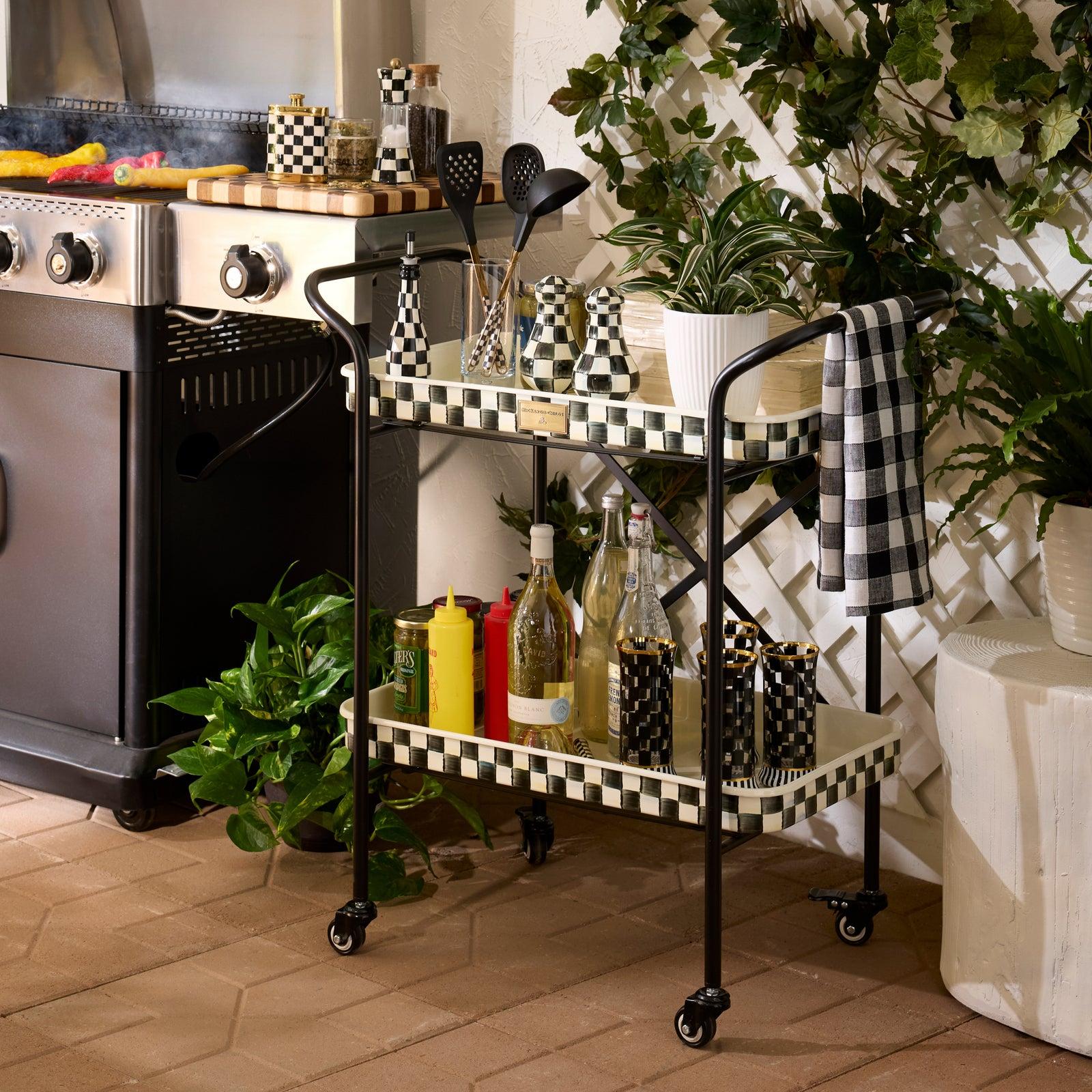 Courtly Check 2-Tier Kitchen Cart 8 Courtly Check 2-Tier Kitchen Cart