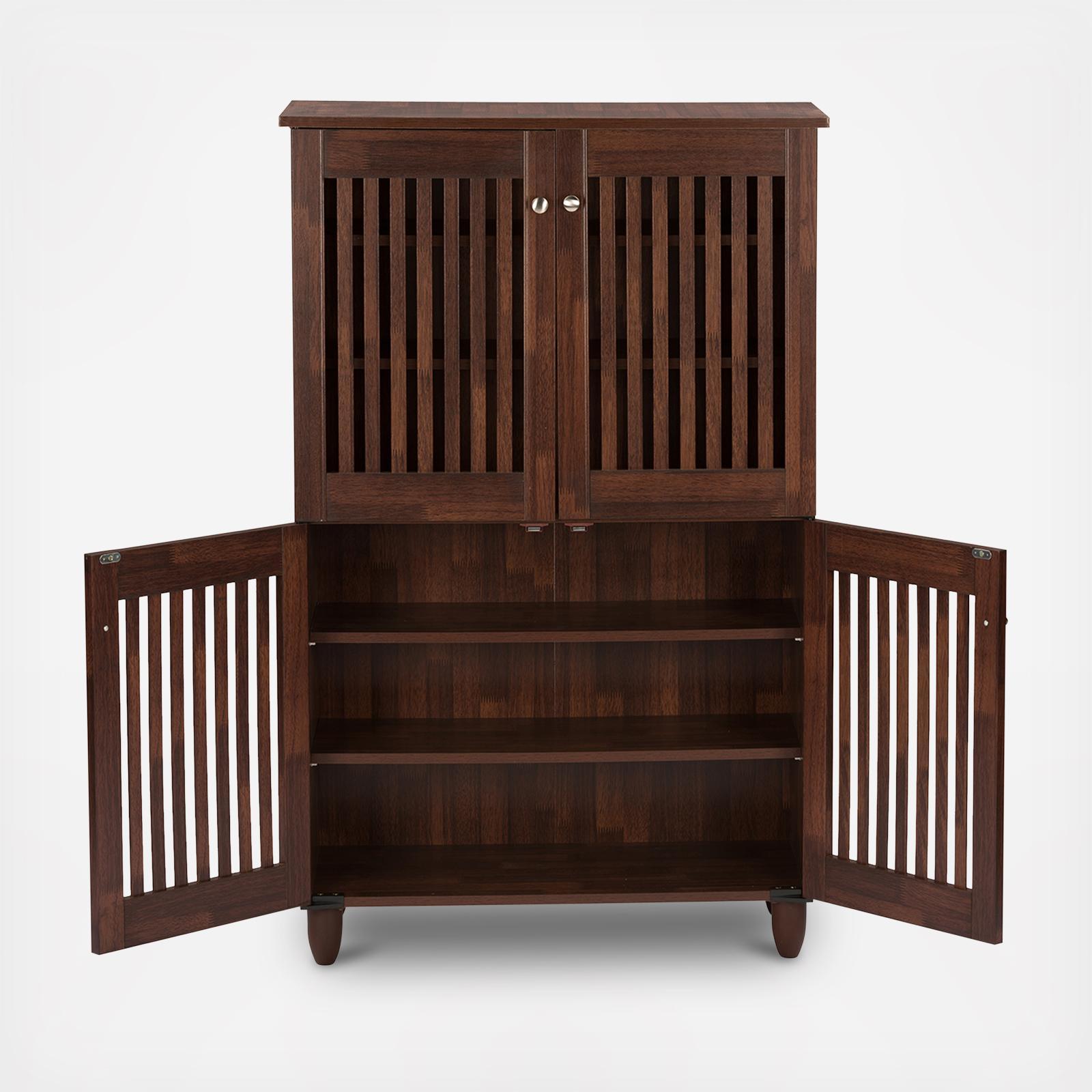 Fernanda 4-Door Entryway Storage Cabinet 5 Fernanda 4-Door Entryway Storage Cabinet