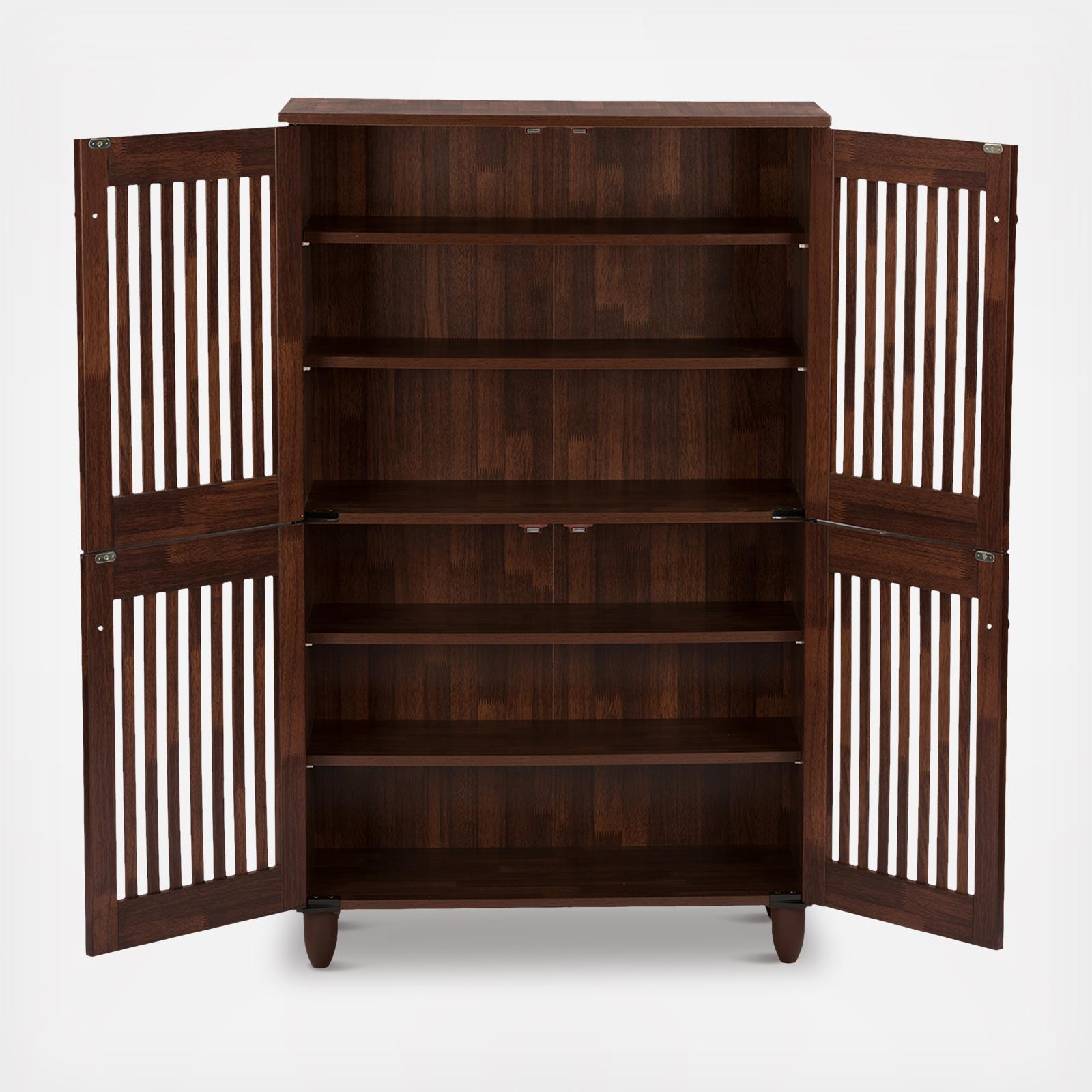 Fernanda 4-Door Entryway Storage Cabinet 6 Fernanda 4-Door Entryway Storage Cabinet