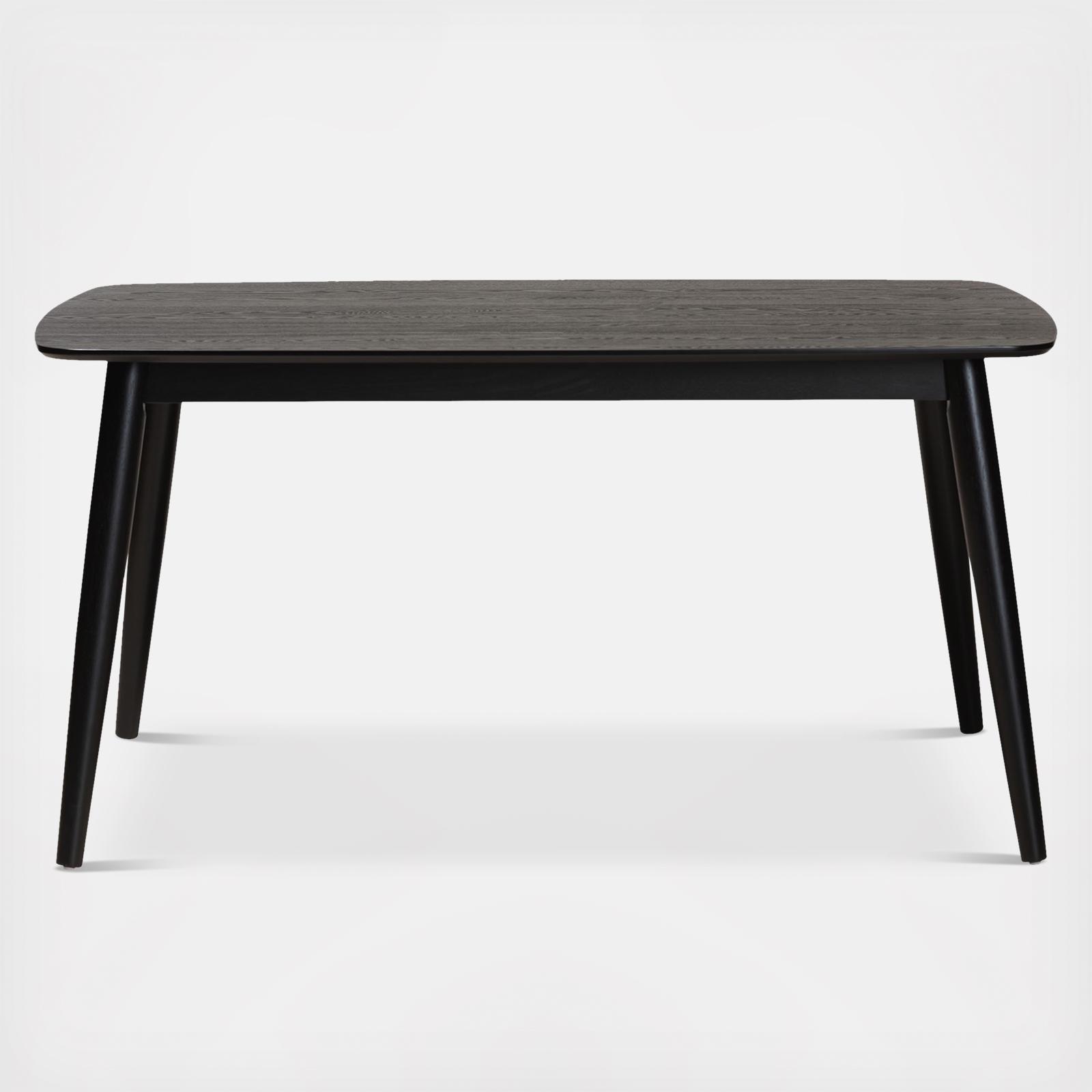 Flora Mid-Century Modern Dining Table 4 Flora Mid-Century Modern Dining Table