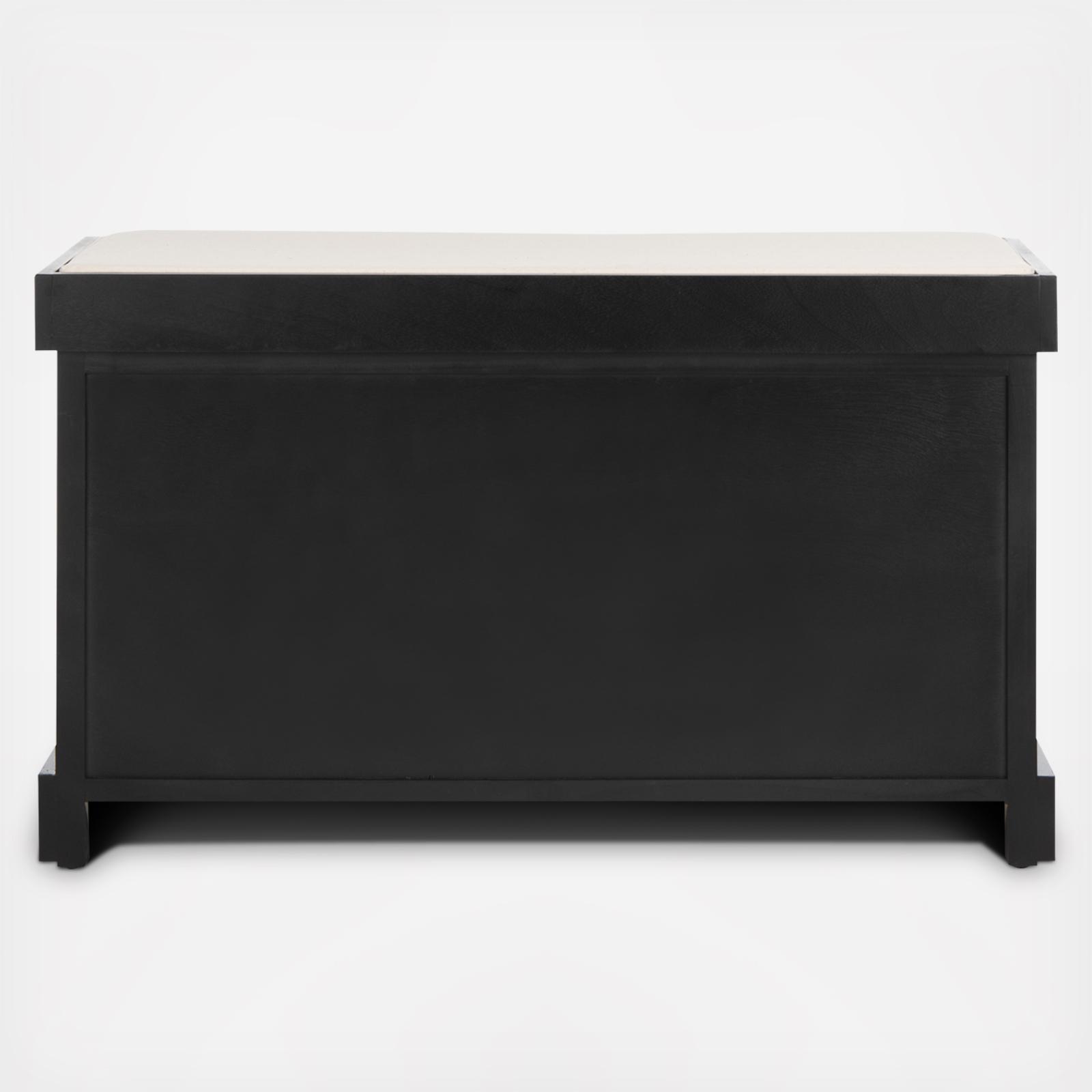 Freddy Wicker Storage Bench 5 Freddy Wicker Storage Bench