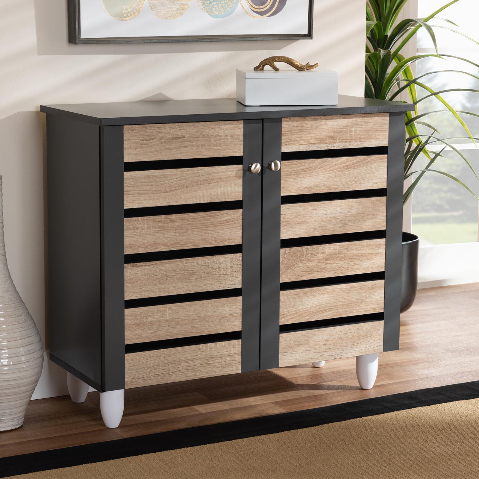 Gisela 2-Door Shoe Storage Cabinet 17 Gisela 2-Door Shoe Storage Cabinet