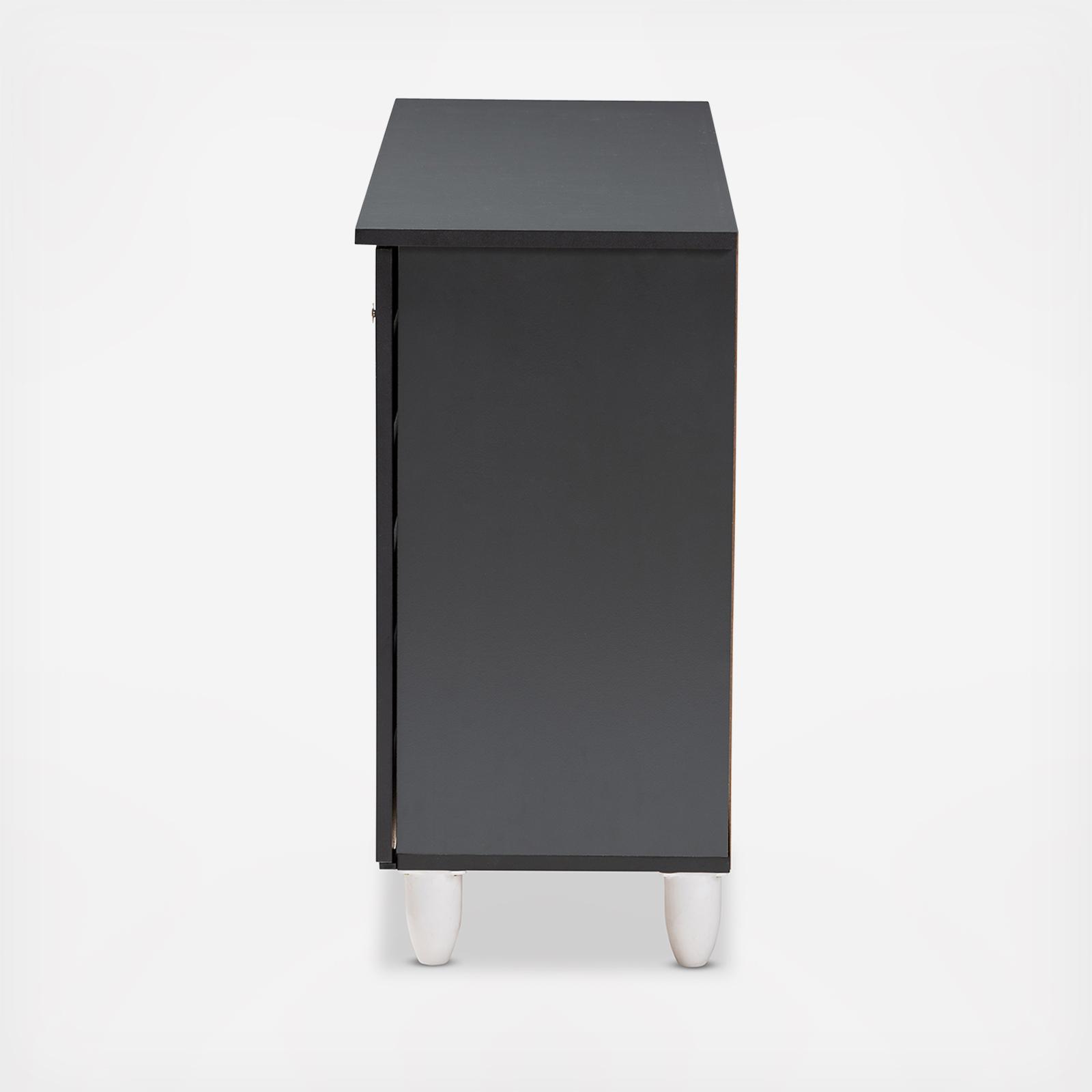 Gisela 3-Door Shoe Storage Cabinet 6 Gisela 3-Door Shoe Storage Cabinet