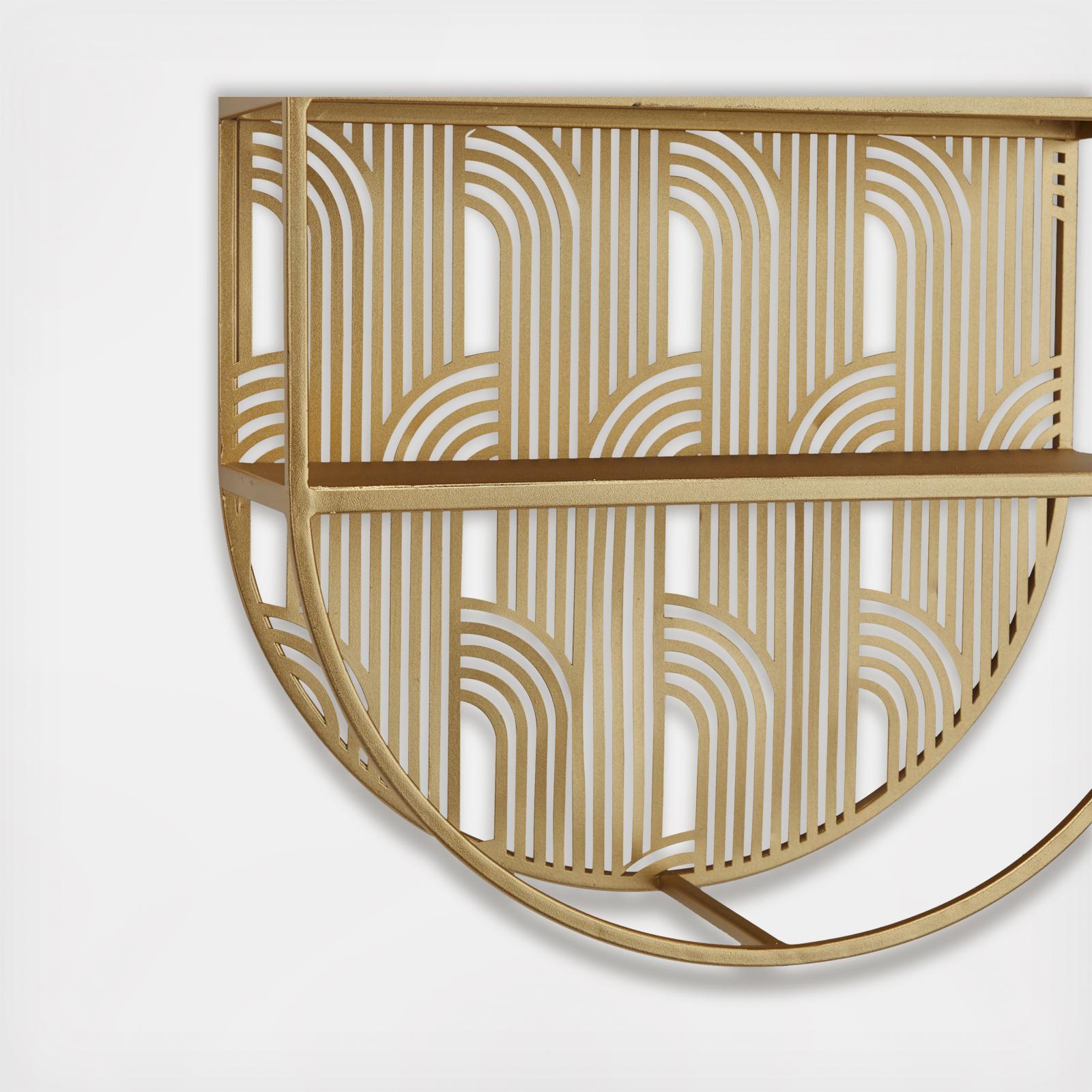 Golden Glam Wall Shelf 5 Golden Glam Wall Shelf