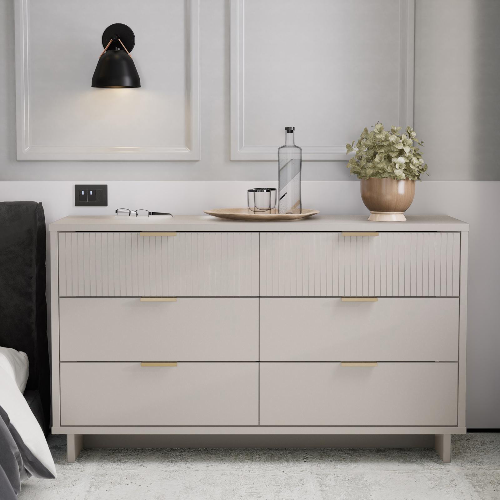 Granville Double Wide 6-Drawer Dresser 14 Granville Double Wide 6-Drawer Dresser
