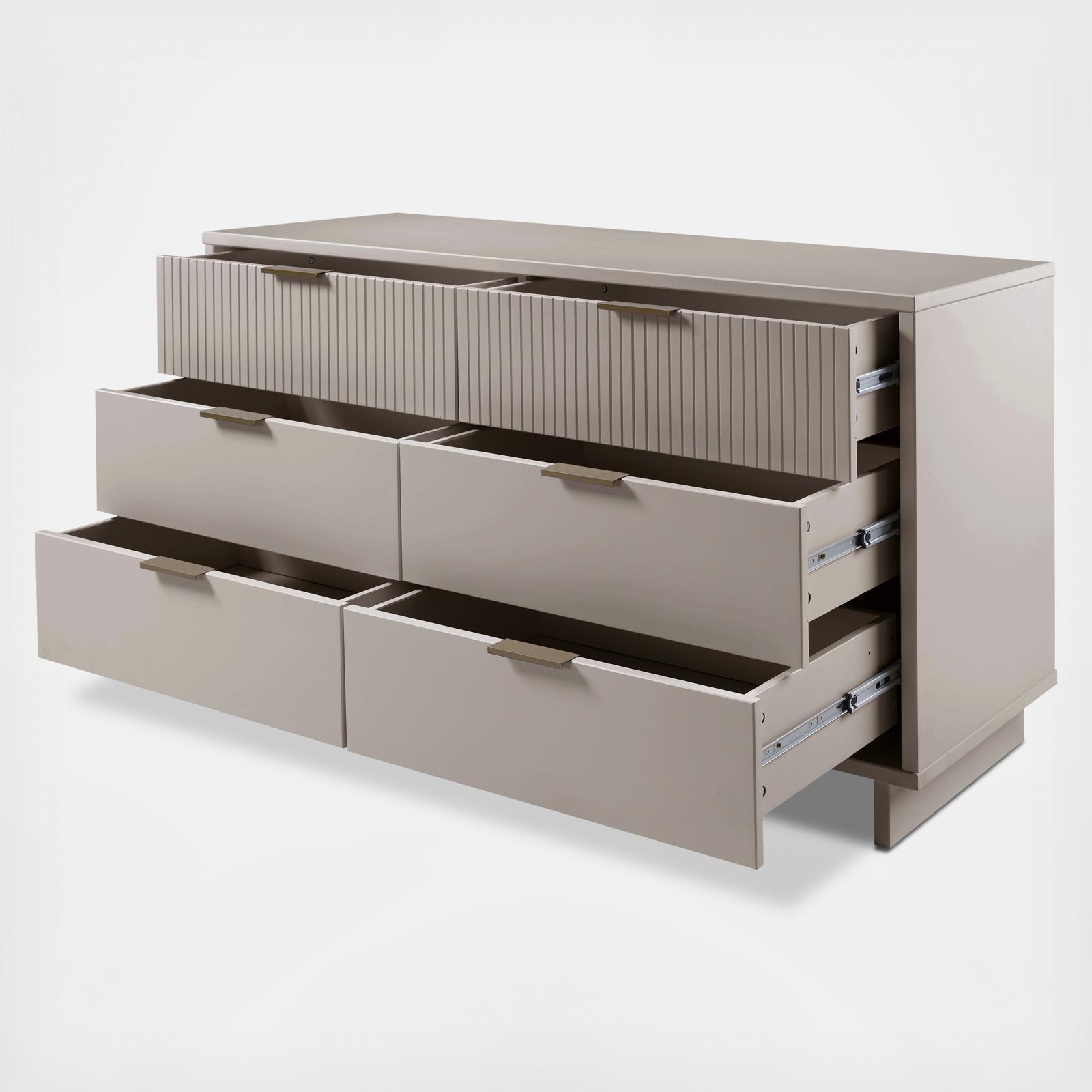 Granville Double Wide 6-Drawer Dresser 3 Granville Double Wide 6-Drawer Dresser