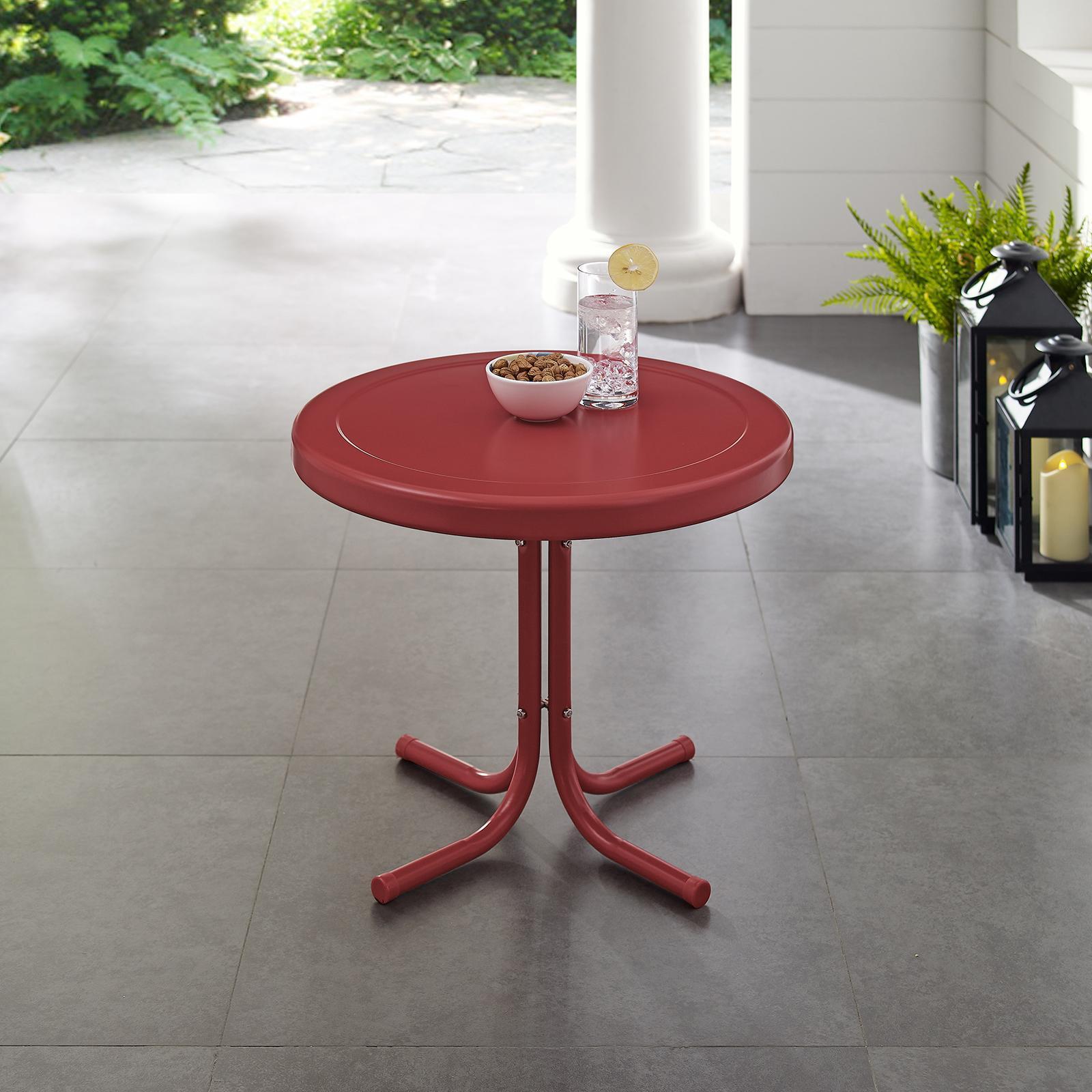 Griffith Retro Outdoor Metal Side Table 17 Griffith Retro Outdoor Metal Side Table
