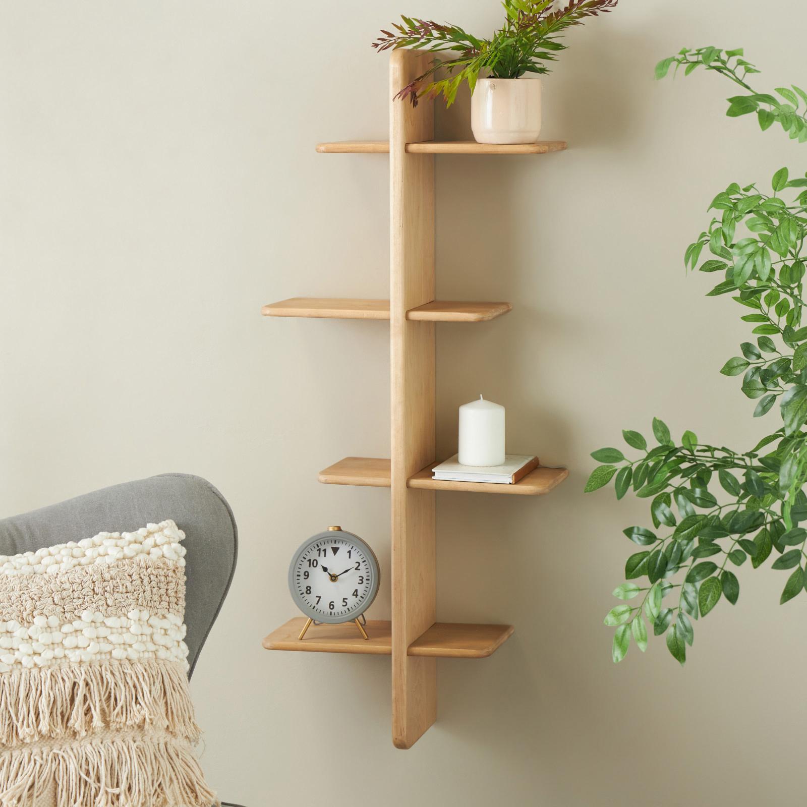 Handmade 8-Shelf Room Wall Shelf 1 Handmade 8-Shelf Room Wall Shelf