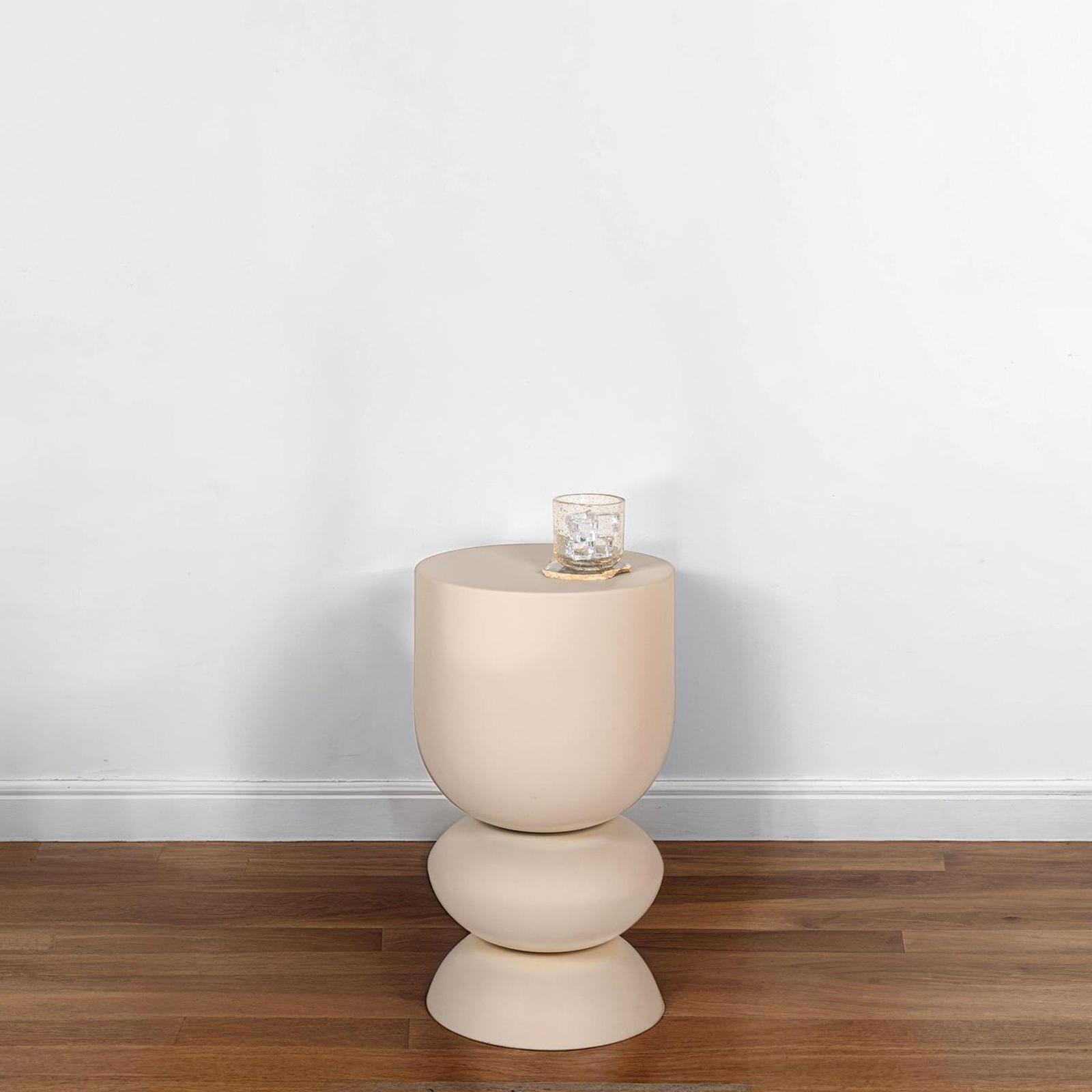 Greenpoint Metal Stacked Bulb Side Table 3 Greenpoint Metal Stacked Bulb Side Table