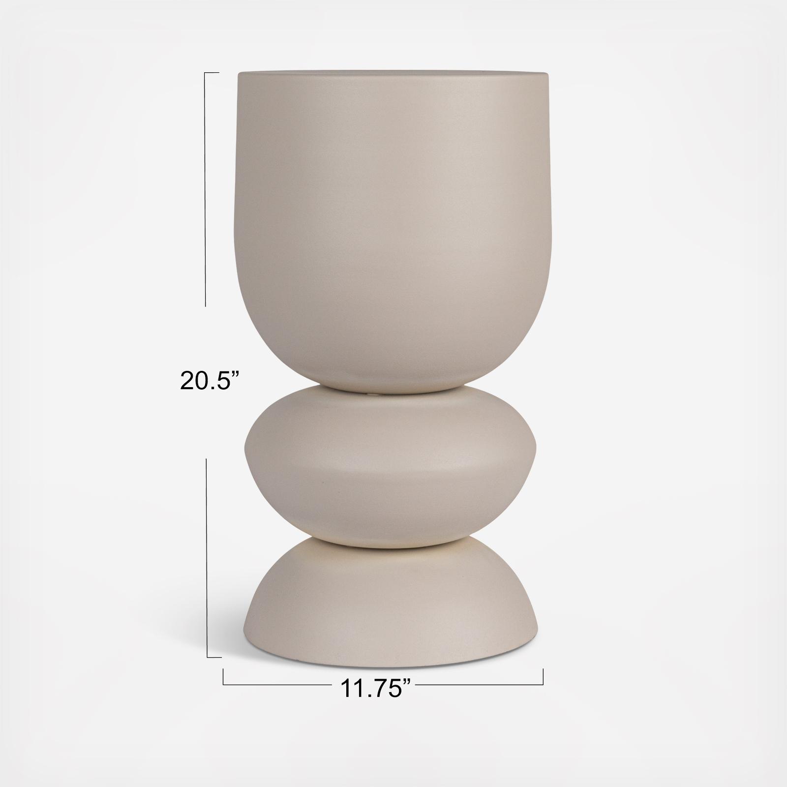 Greenpoint Metal Stacked Bulb Side Table 6 Greenpoint Metal Stacked Bulb Side Table