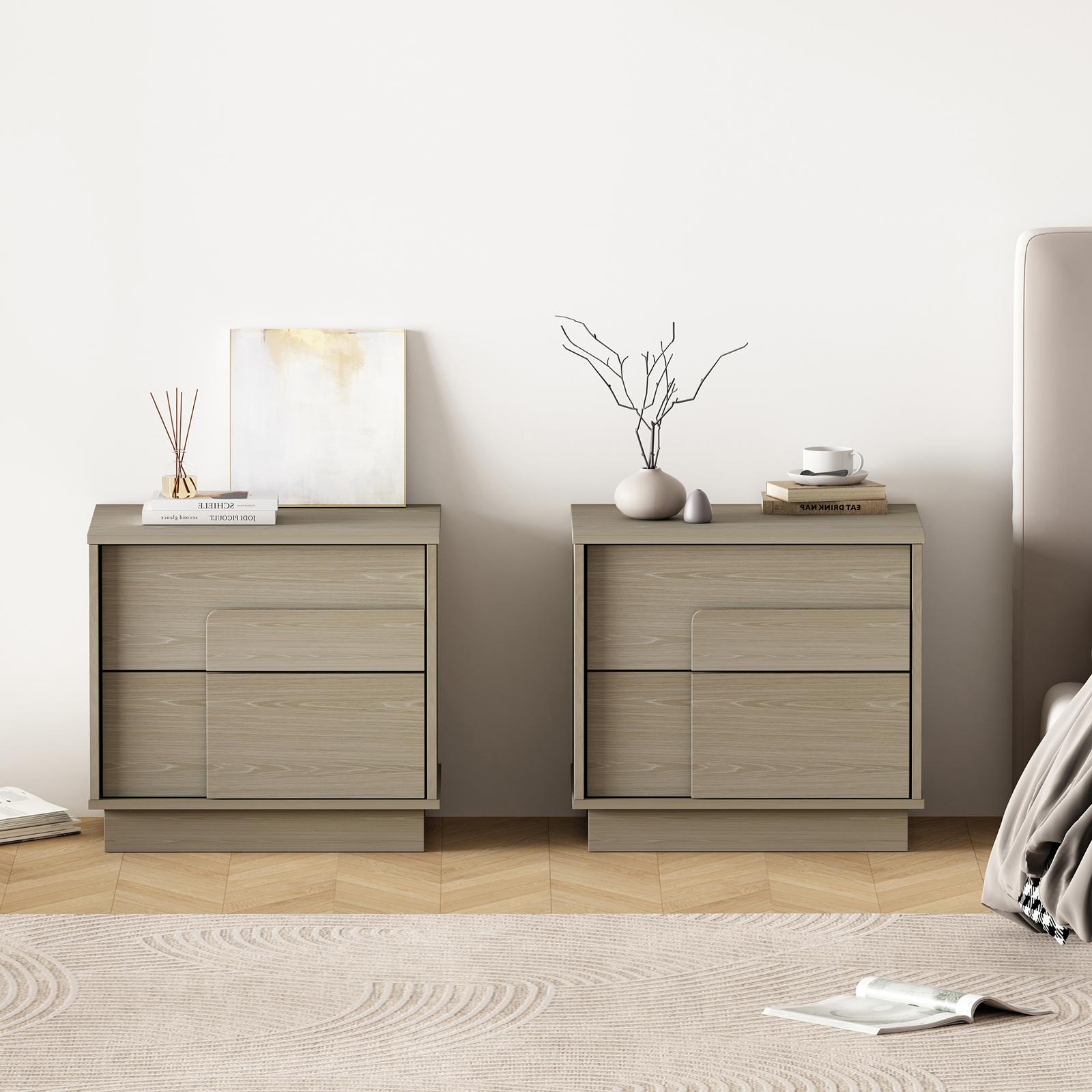 Horizon Modern Nightstand, Set of 2 17 Horizon Modern Nightstand, Set of 2