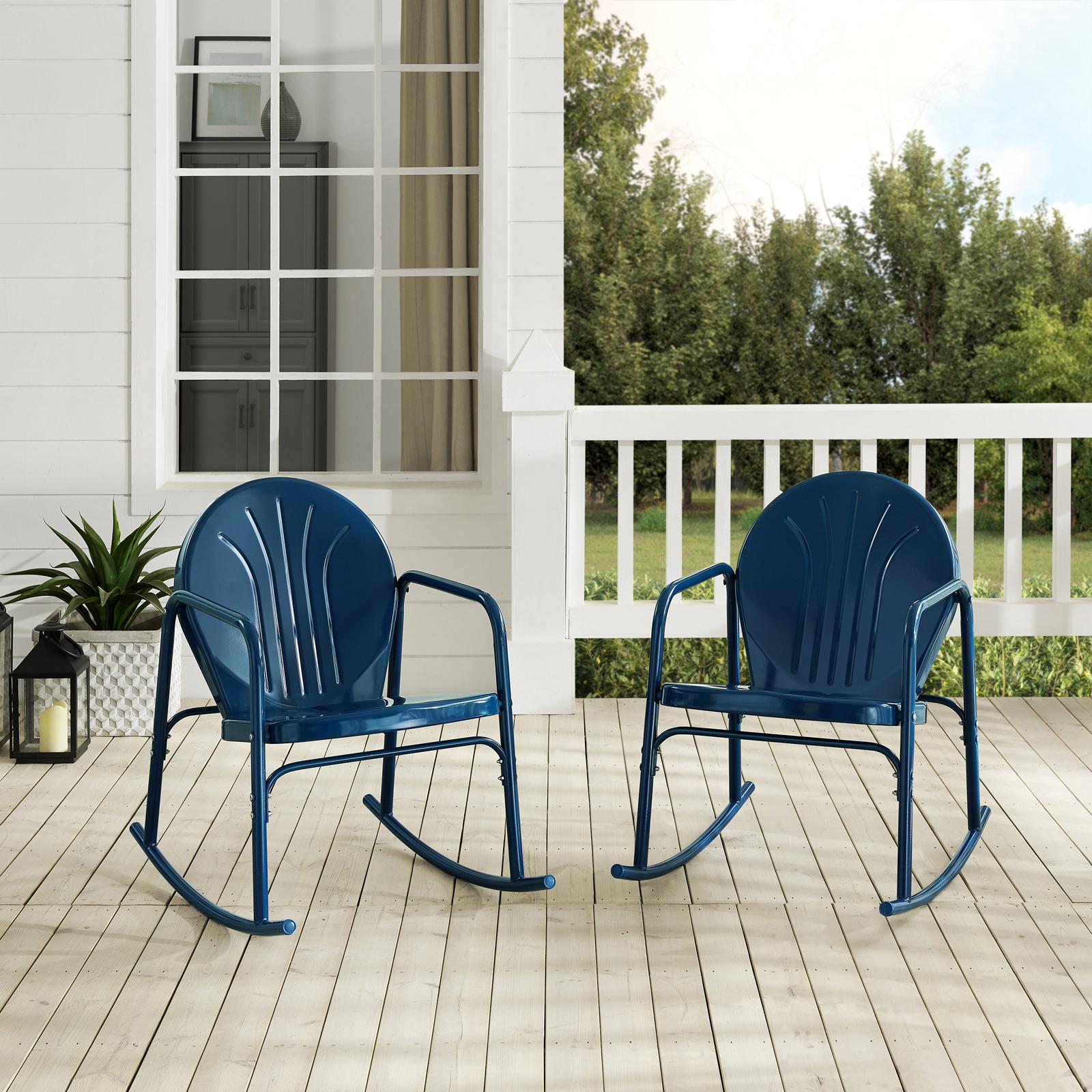 Griffith Retro Outdoor Rocking Chair, Set of 2