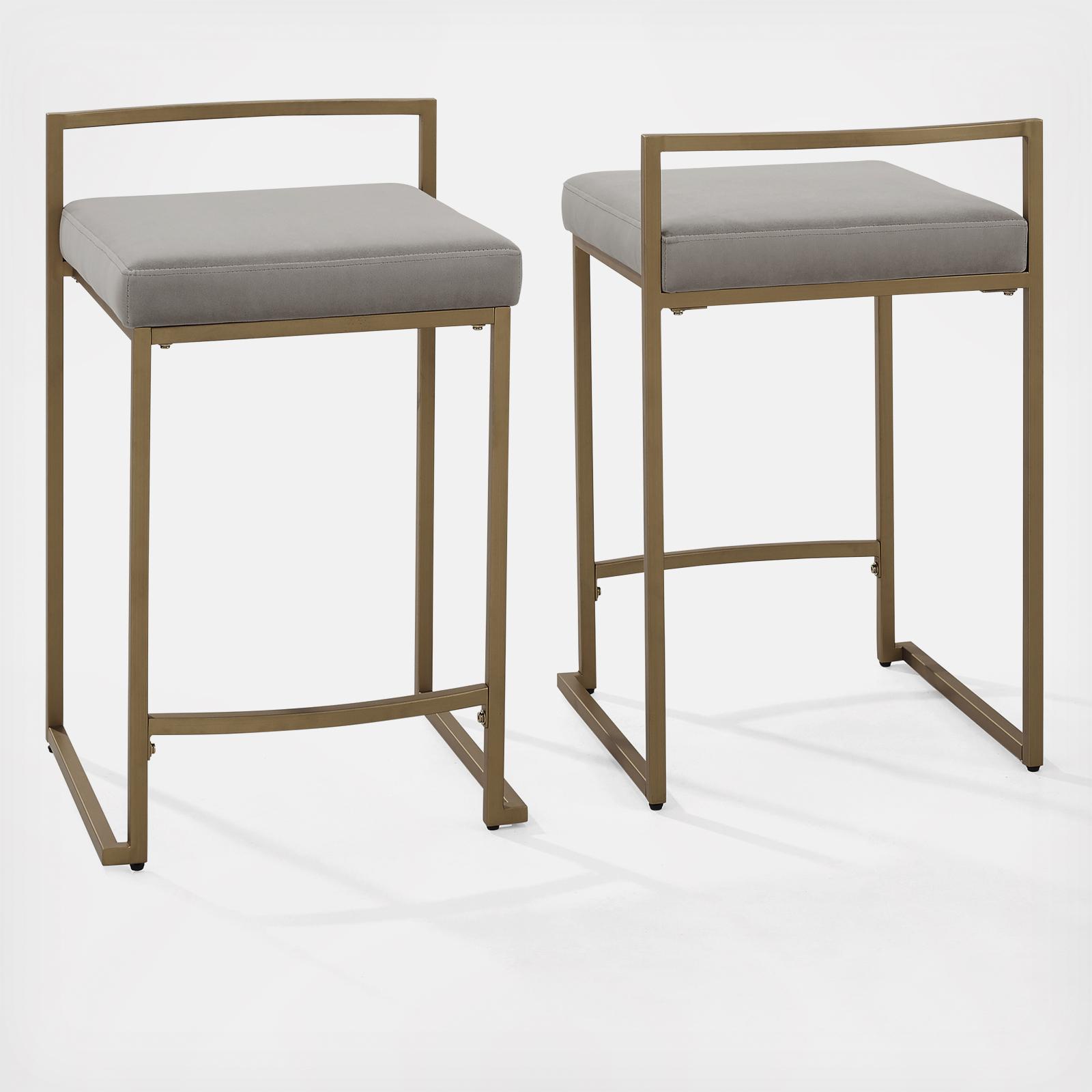 Harlowe Counter Stool, Set of 2 3 Harlowe Counter Stool, Set of 2