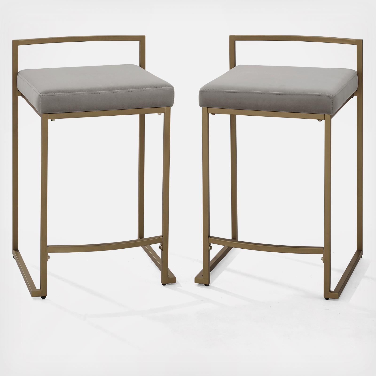 Harlowe Counter Stool, Set of 2 4 Harlowe Counter Stool, Set of 2