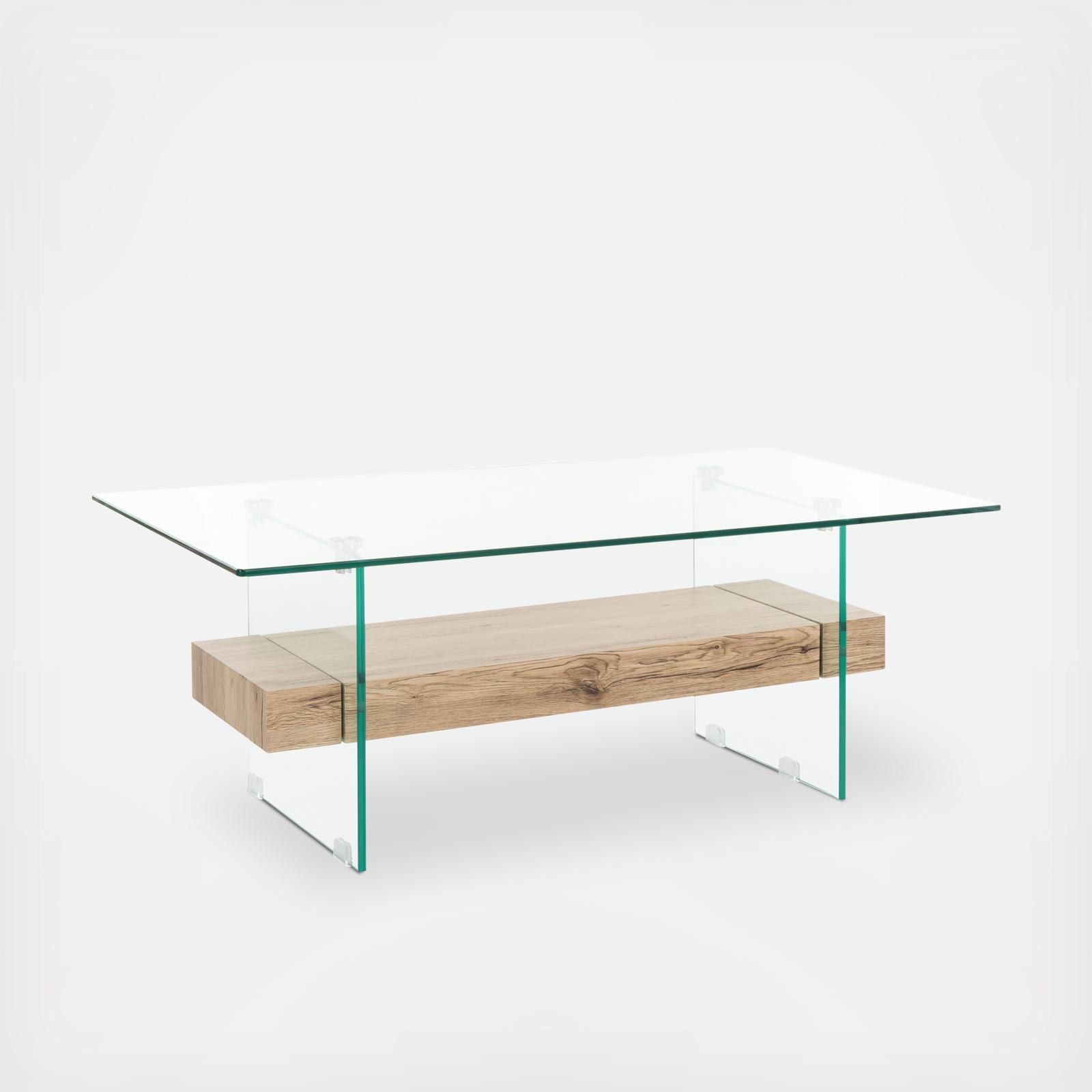 Kayley Modern Glass Coffee Table 2 Kayley Modern Glass Coffee Table