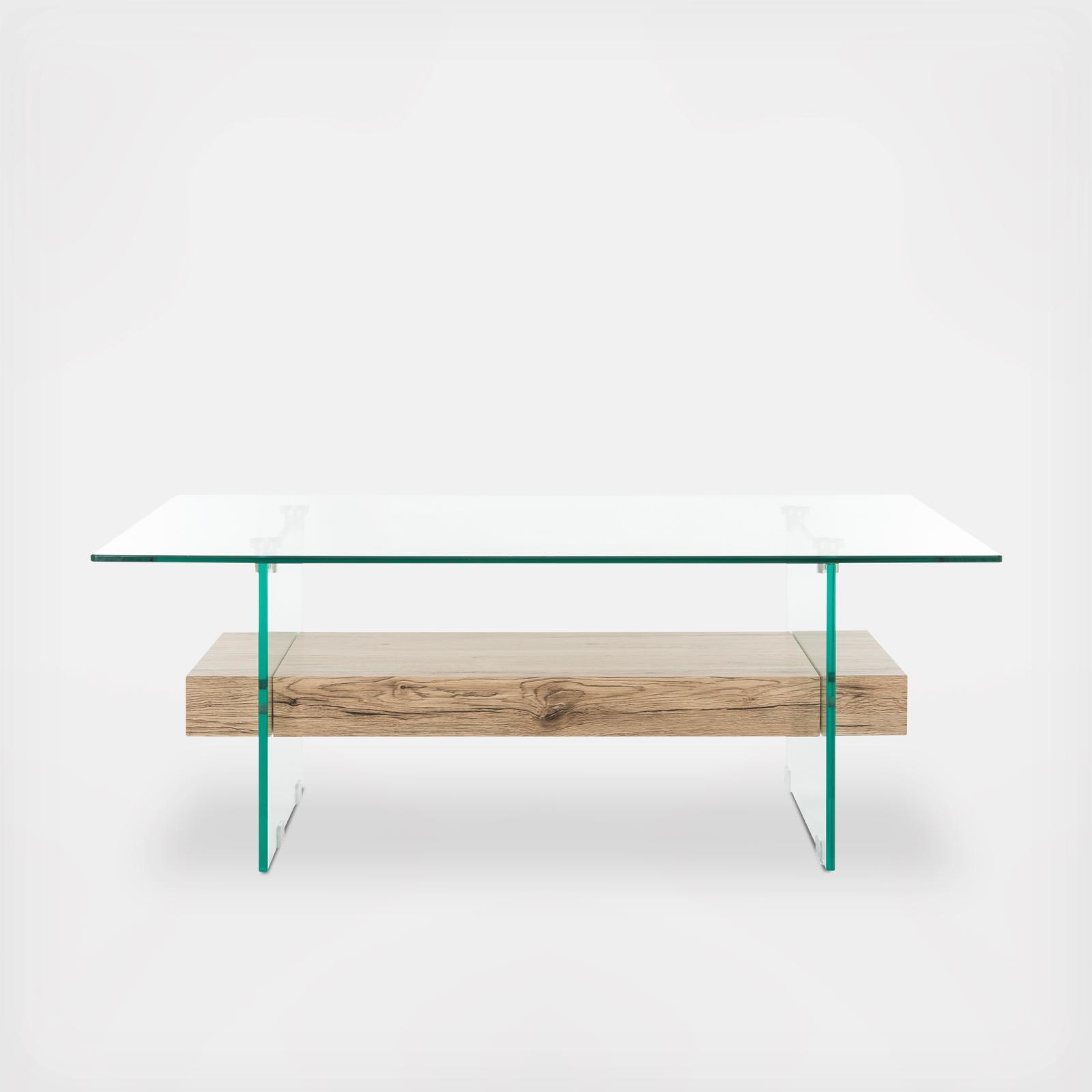 Kayley Modern Glass Coffee Table 3 Kayley Modern Glass Coffee Table