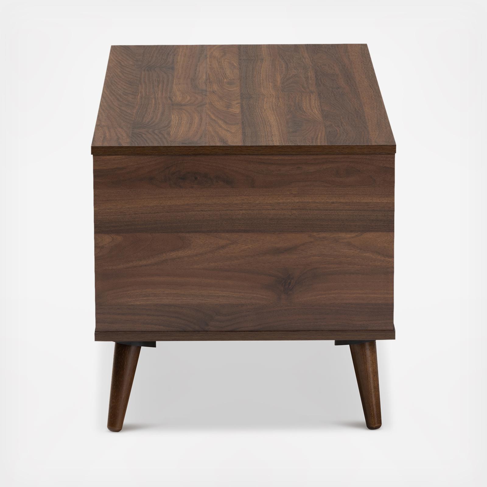 Linas Mid-Century Modern Finished Coffee Table 4 Linas Mid-Century Modern Finished Coffee Table