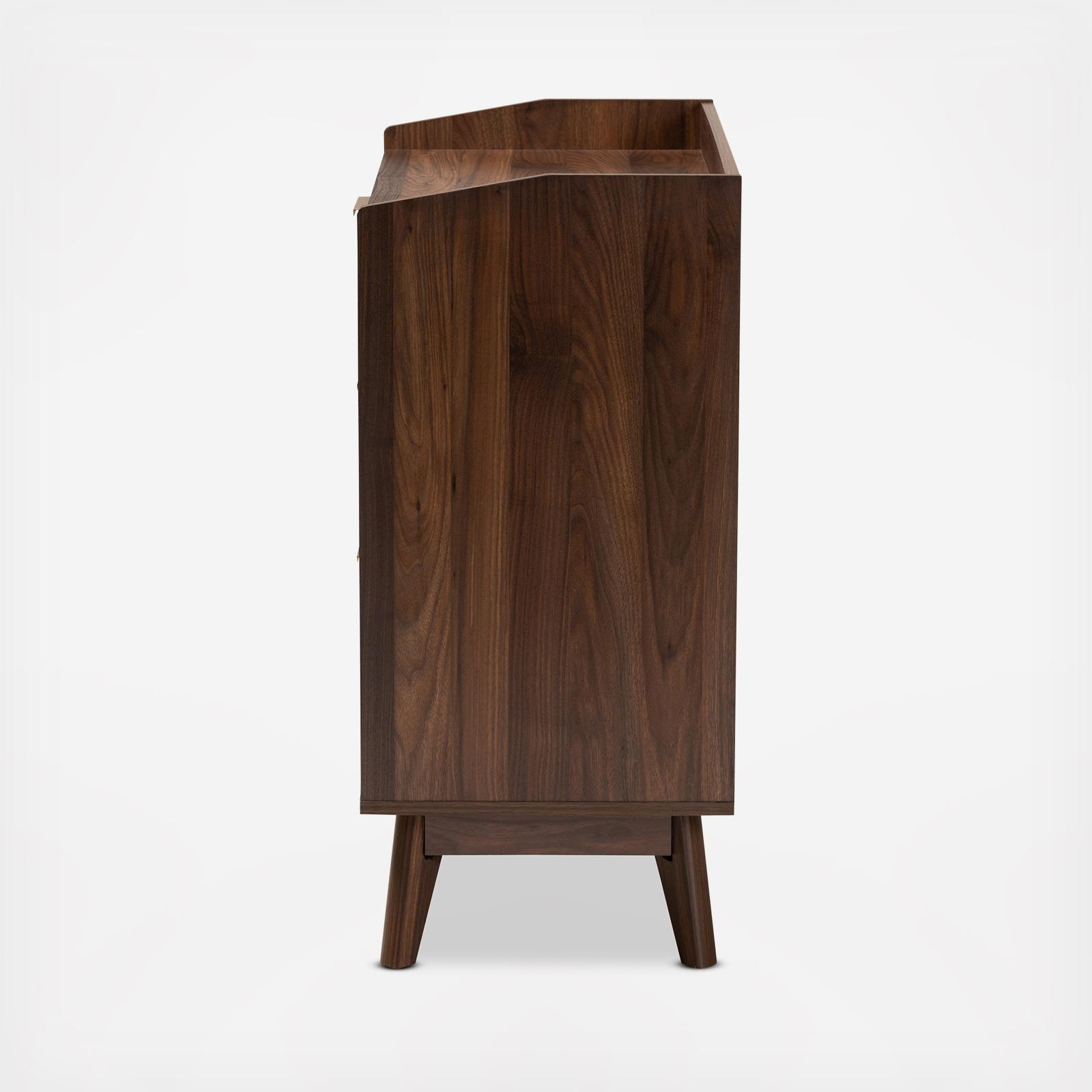 Lena Mid-Century Modern Finished 3-Drawer Wood Chest 5 Lena Mid-Century Modern Finished 3-Drawer Wood Chest