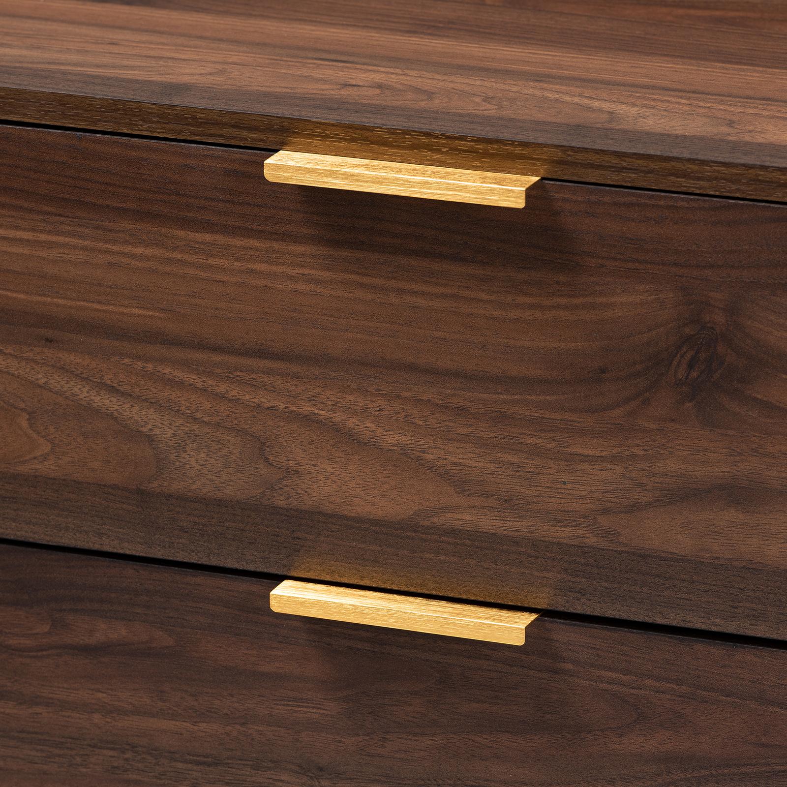 Lena Mid-Century Modern Finished 3-Drawer Wood Chest 6 Lena Mid-Century Modern Finished 3-Drawer Wood Chest