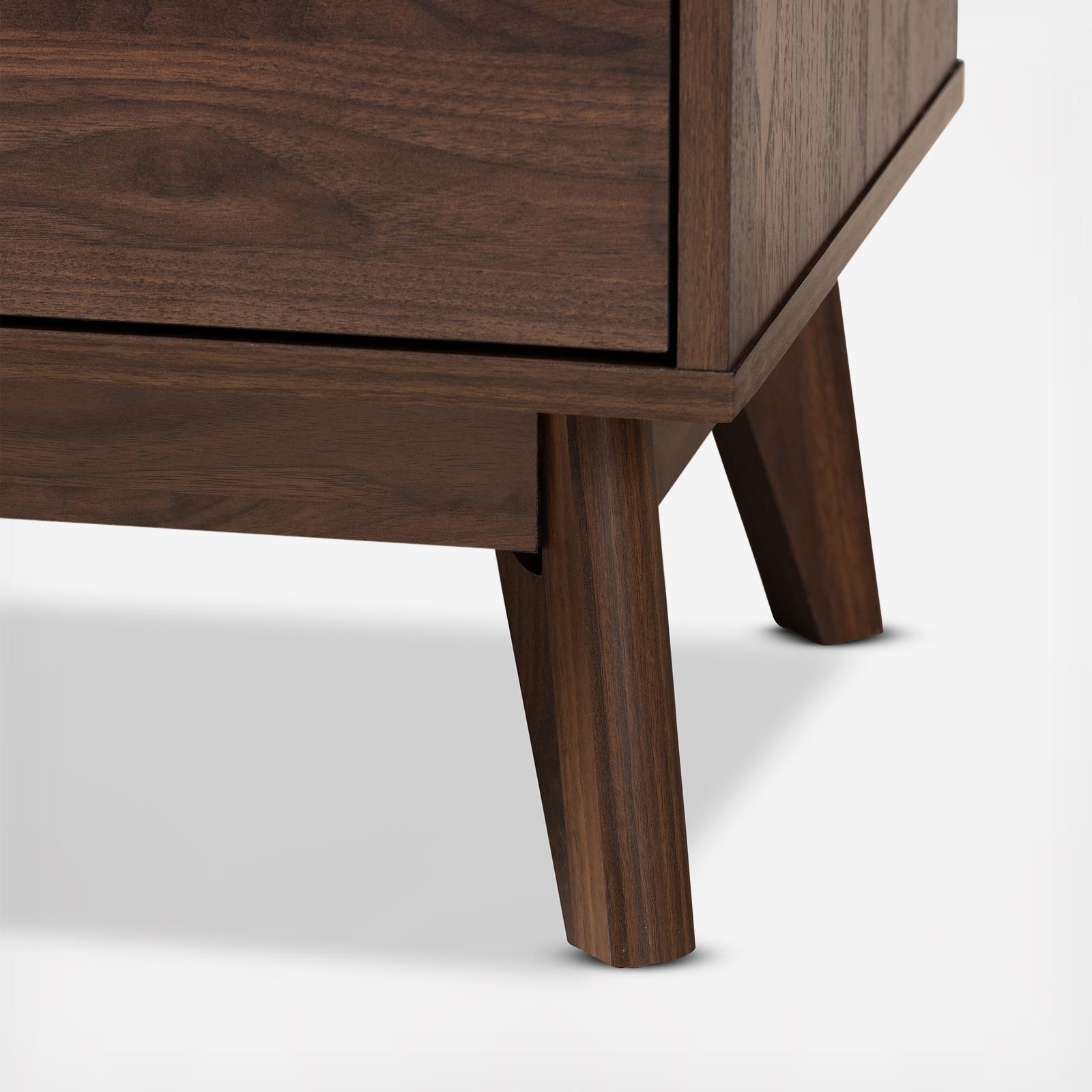 Lena Mid-Century Modern Finished 3-Drawer Wood Chest 7 Lena Mid-Century Modern Finished 3-Drawer Wood Chest