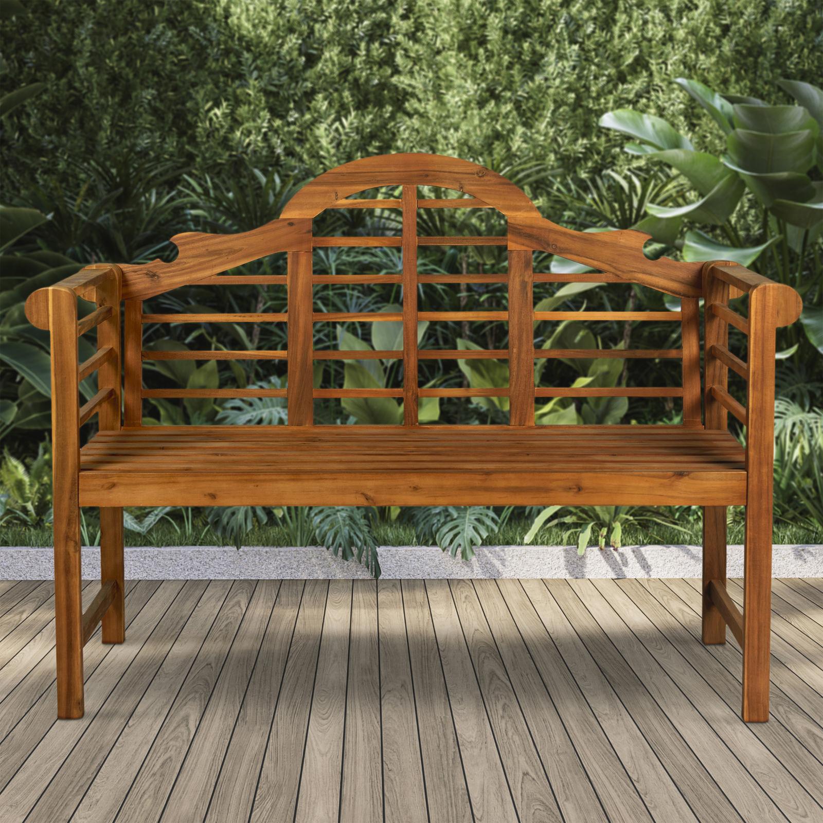 Lutyens Arched Outdoor Patio Bench 15 Lutyens Arched Outdoor Patio Bench