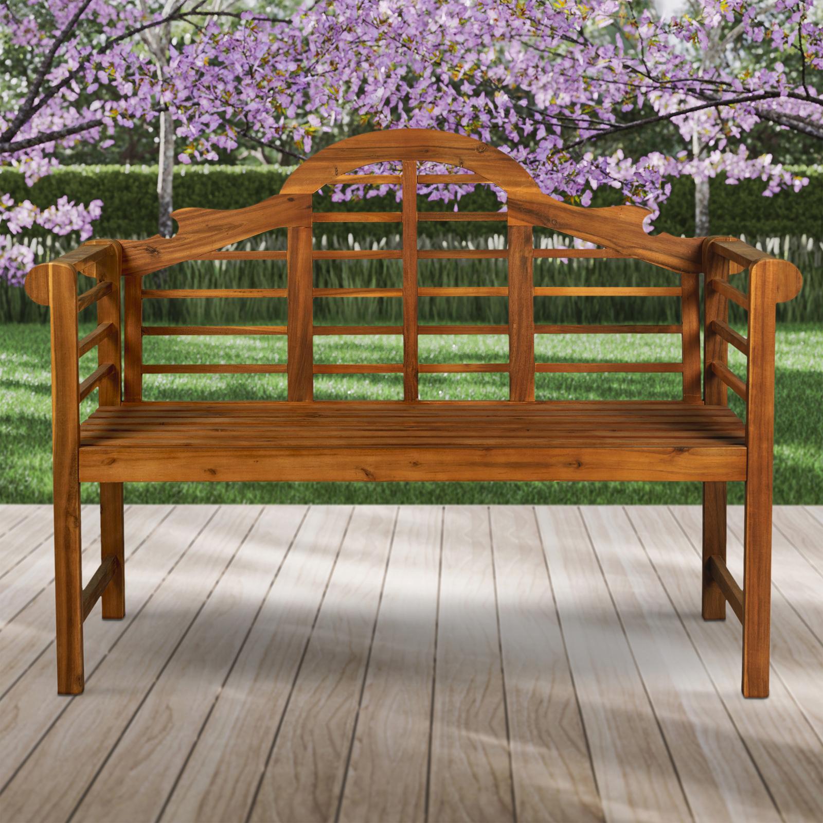 Lutyens Arched Outdoor Patio Bench