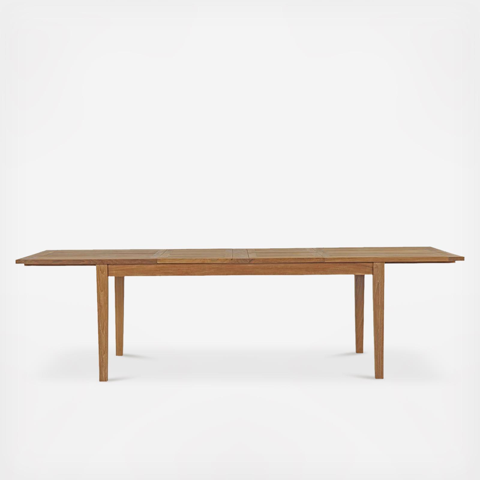 Marina Extendable Outdoor Teak Dining Table 3 Marina Extendable Outdoor Teak Dining Table