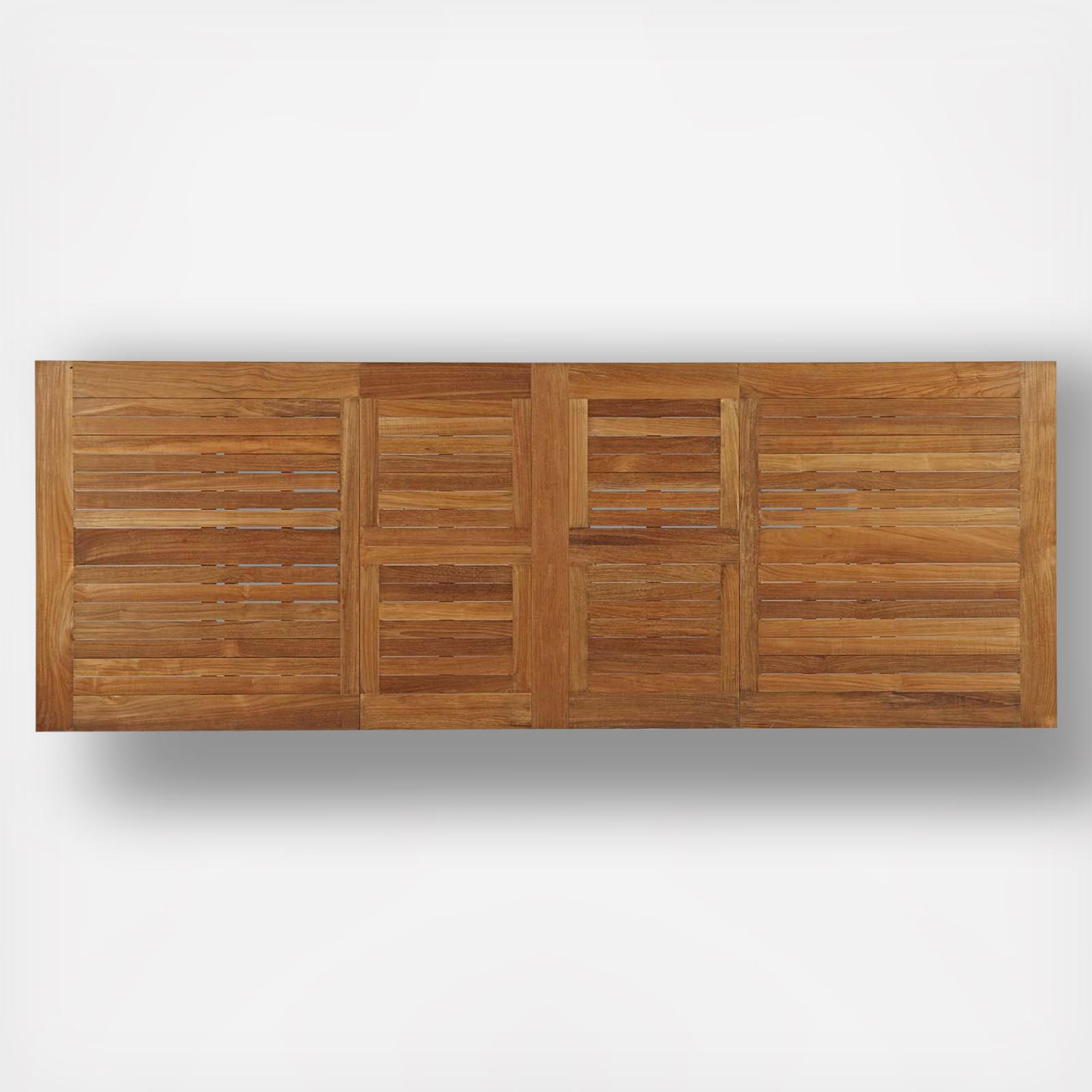 Marina Extendable Outdoor Teak Dining Table 5 Marina Extendable Outdoor Teak Dining Table