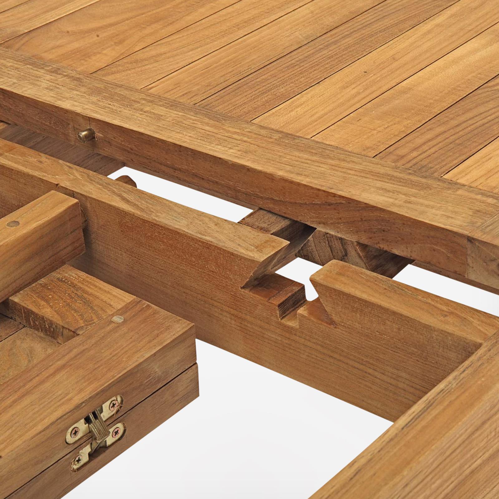 Marina Extendable Outdoor Teak Dining Table 8 Marina Extendable Outdoor Teak Dining Table