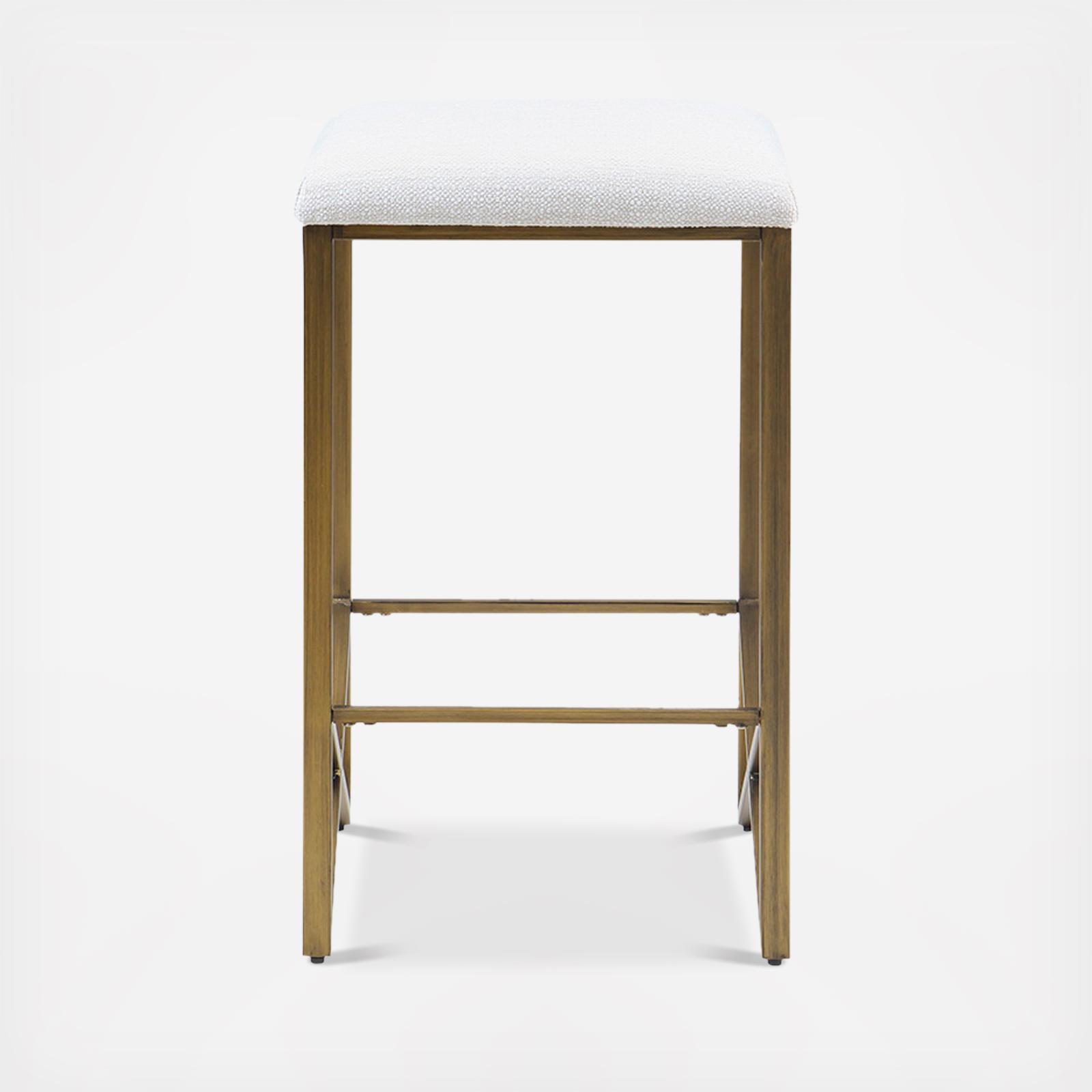 Marino Backless Upholstered Counter Stool 4 Marino Backless Upholstered Counter Stool