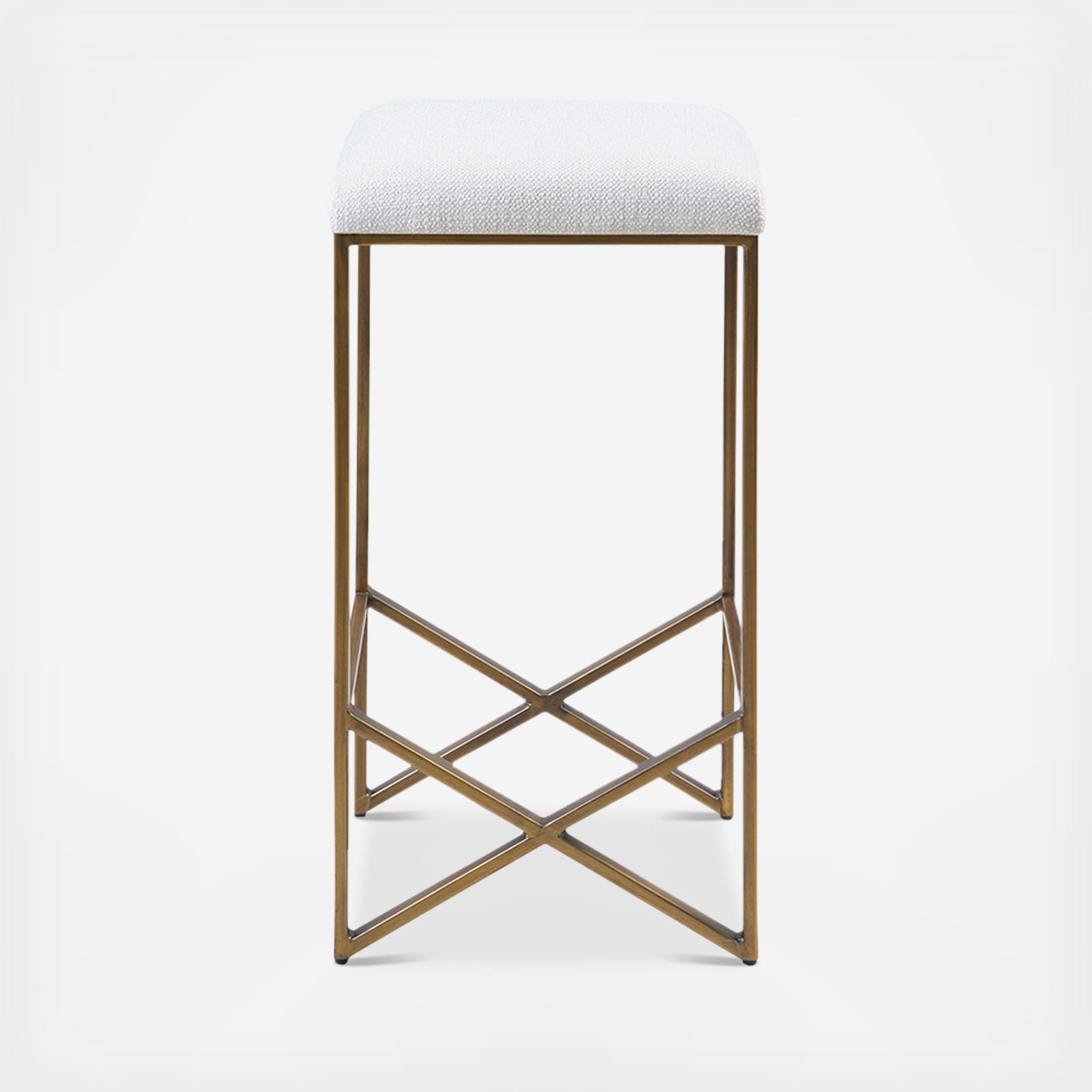 Marino Backless Upholstered Counter Stool 5 Marino Backless Upholstered Counter Stool
