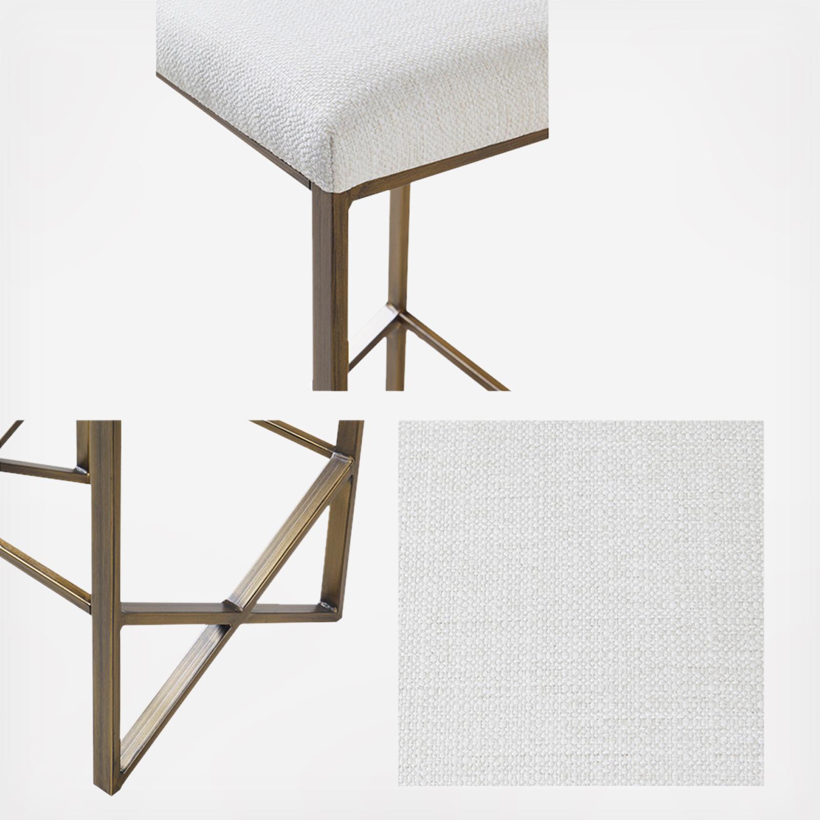 Marino Backless Upholstered Counter Stool 6 Marino Backless Upholstered Counter Stool