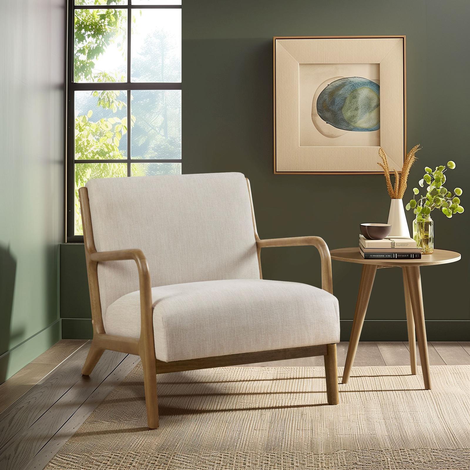 Novak Mid-Century Modern Accent Armchair 17 Novak Mid-Century Modern Accent Armchair
