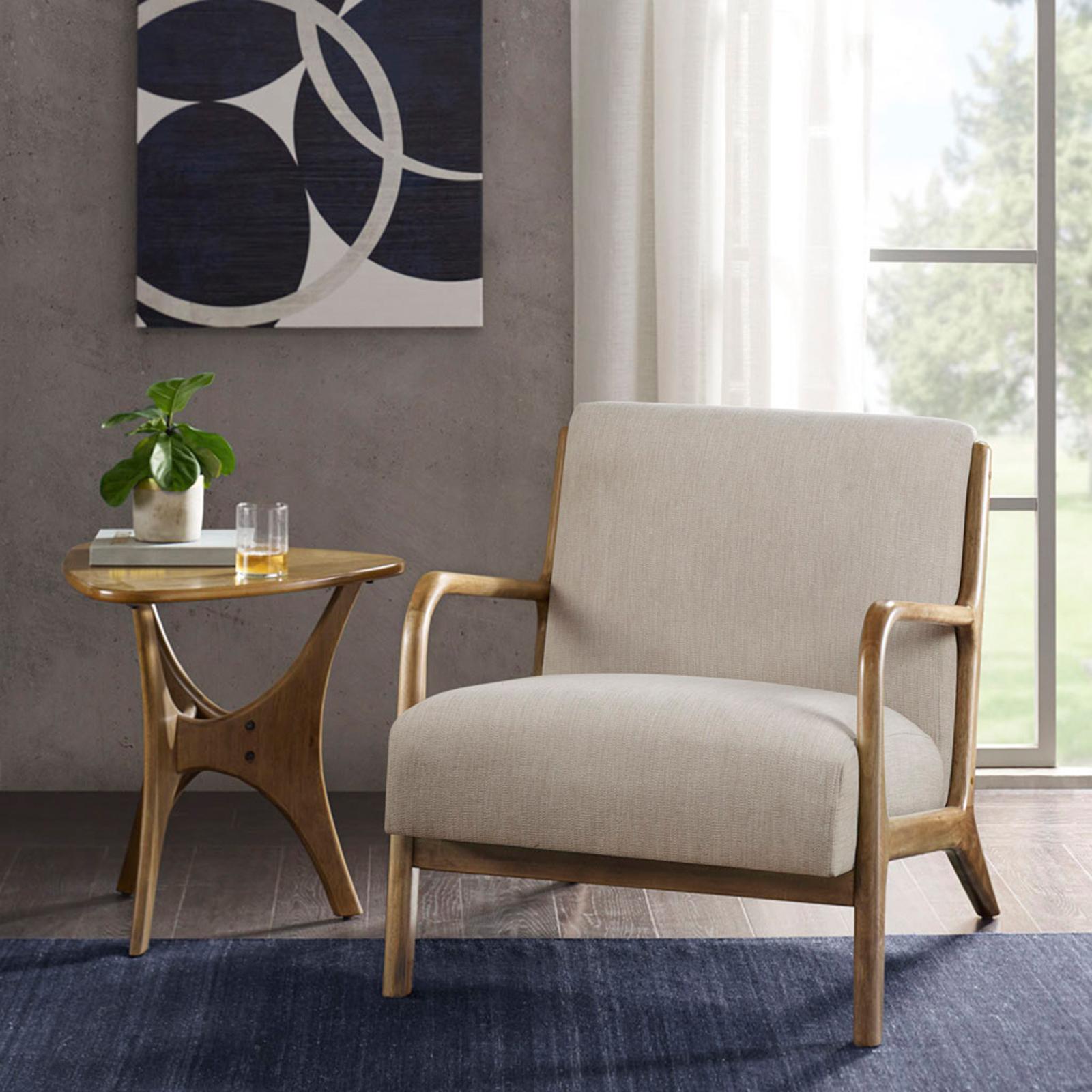 Novak Mid-Century Modern Accent Armchair 3 Novak Mid-Century Modern Accent Armchair