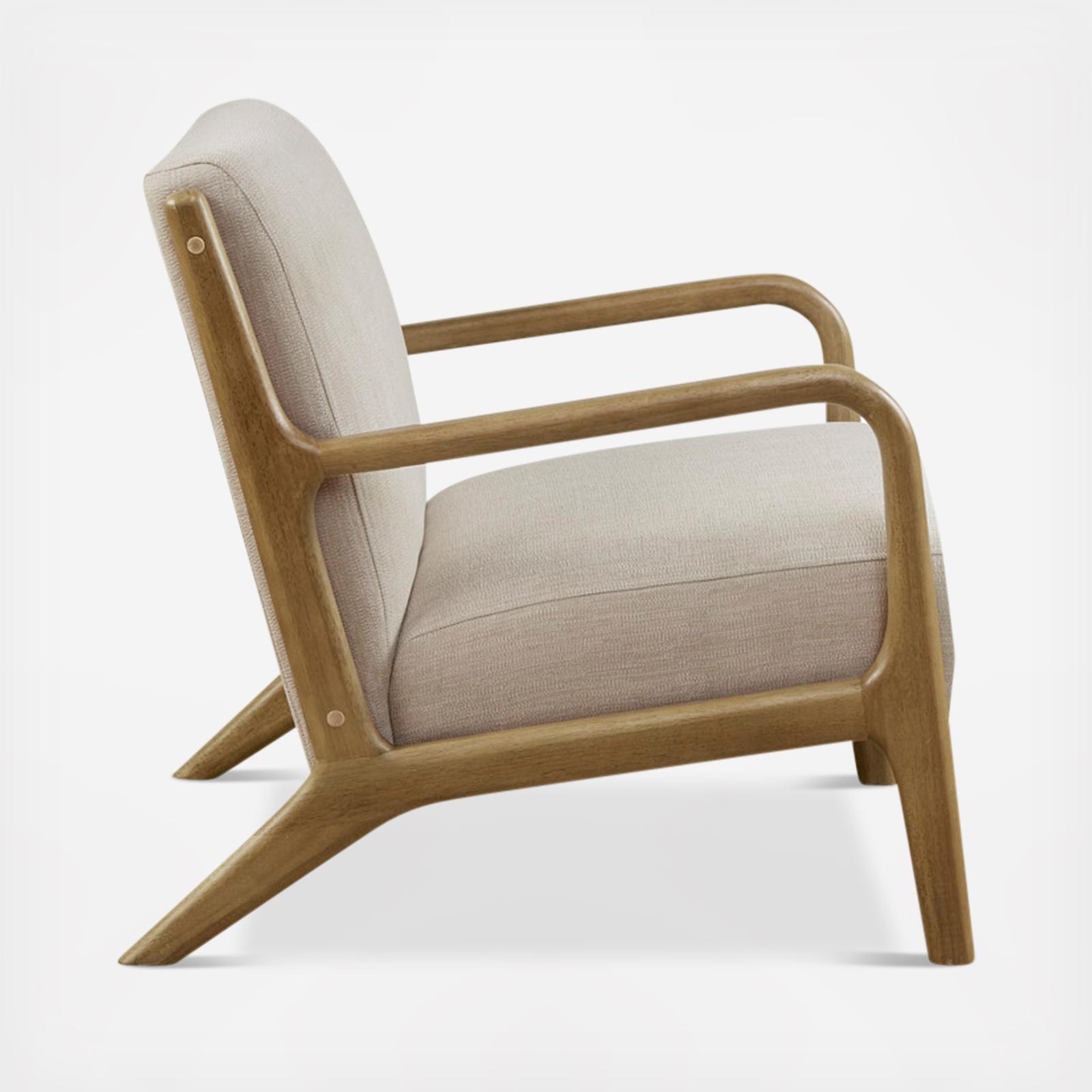 Novak Mid-Century Modern Accent Armchair 5 Novak Mid-Century Modern Accent Armchair