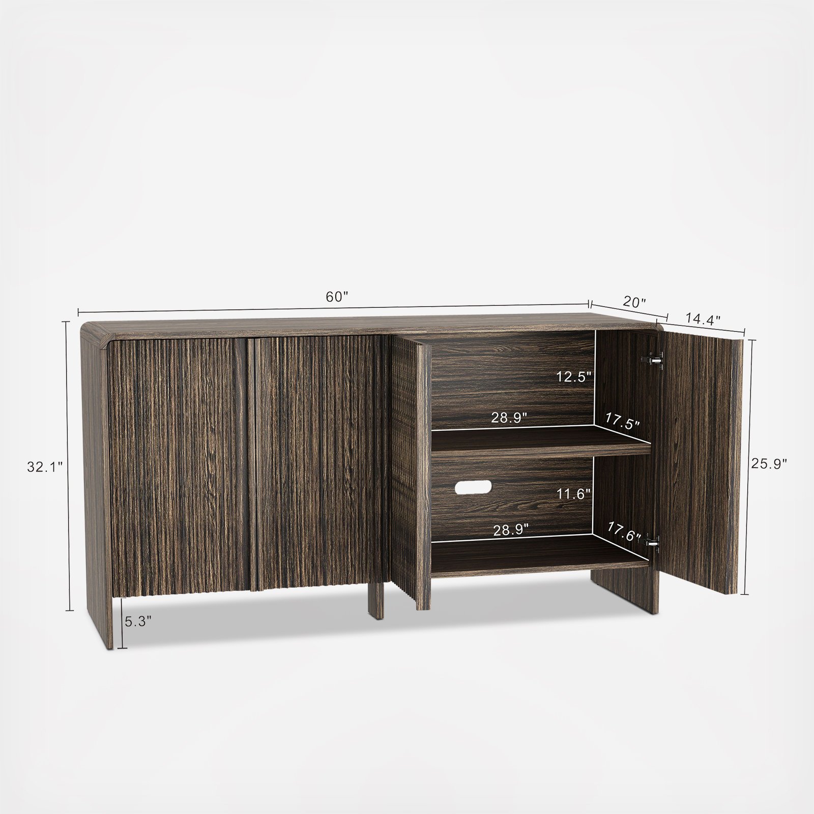 Novara 4-Door Sideboard 8 Novara 4-Door Sideboard