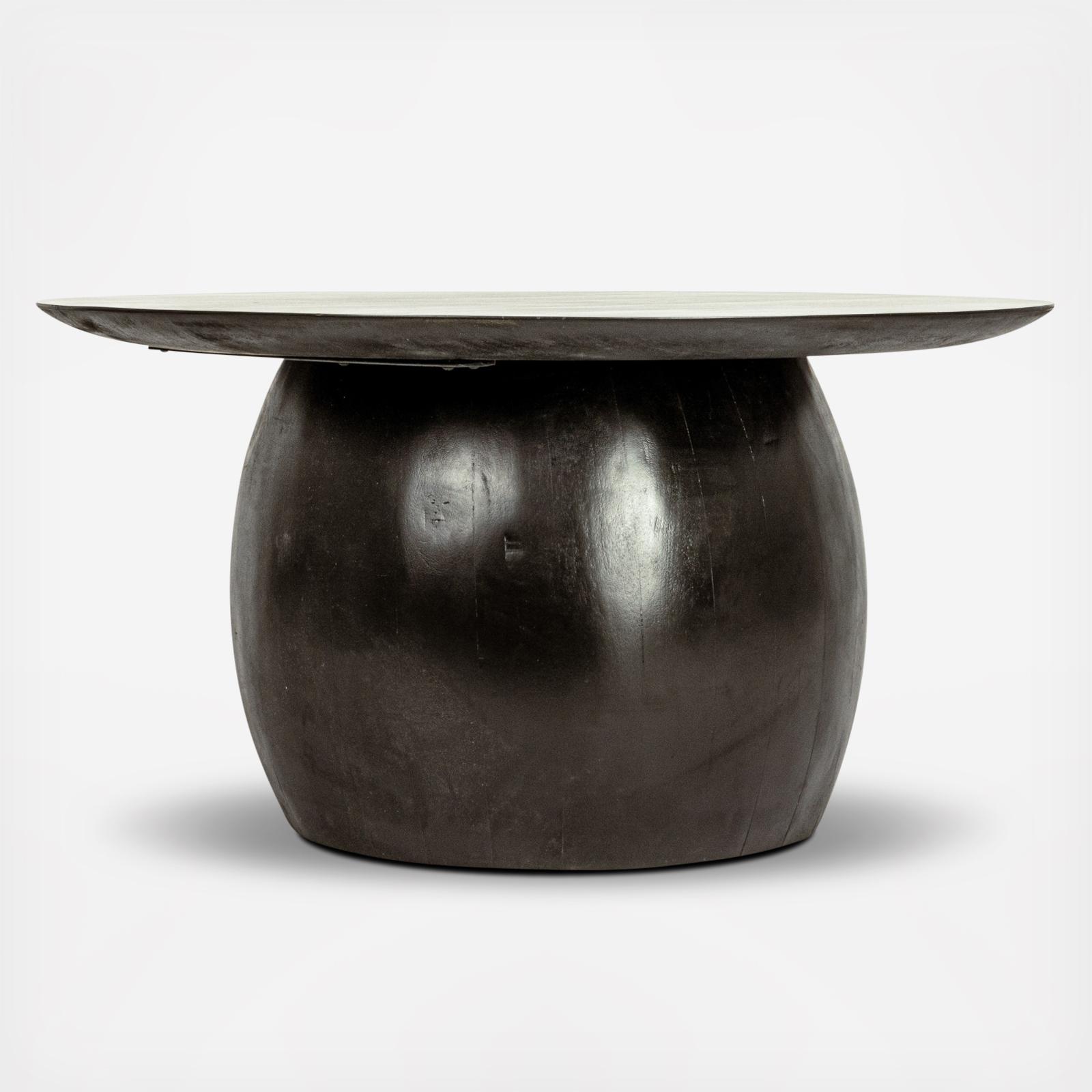 Modern Mango Wood Round Coffee Table 2 Modern Mango Wood Round Coffee Table