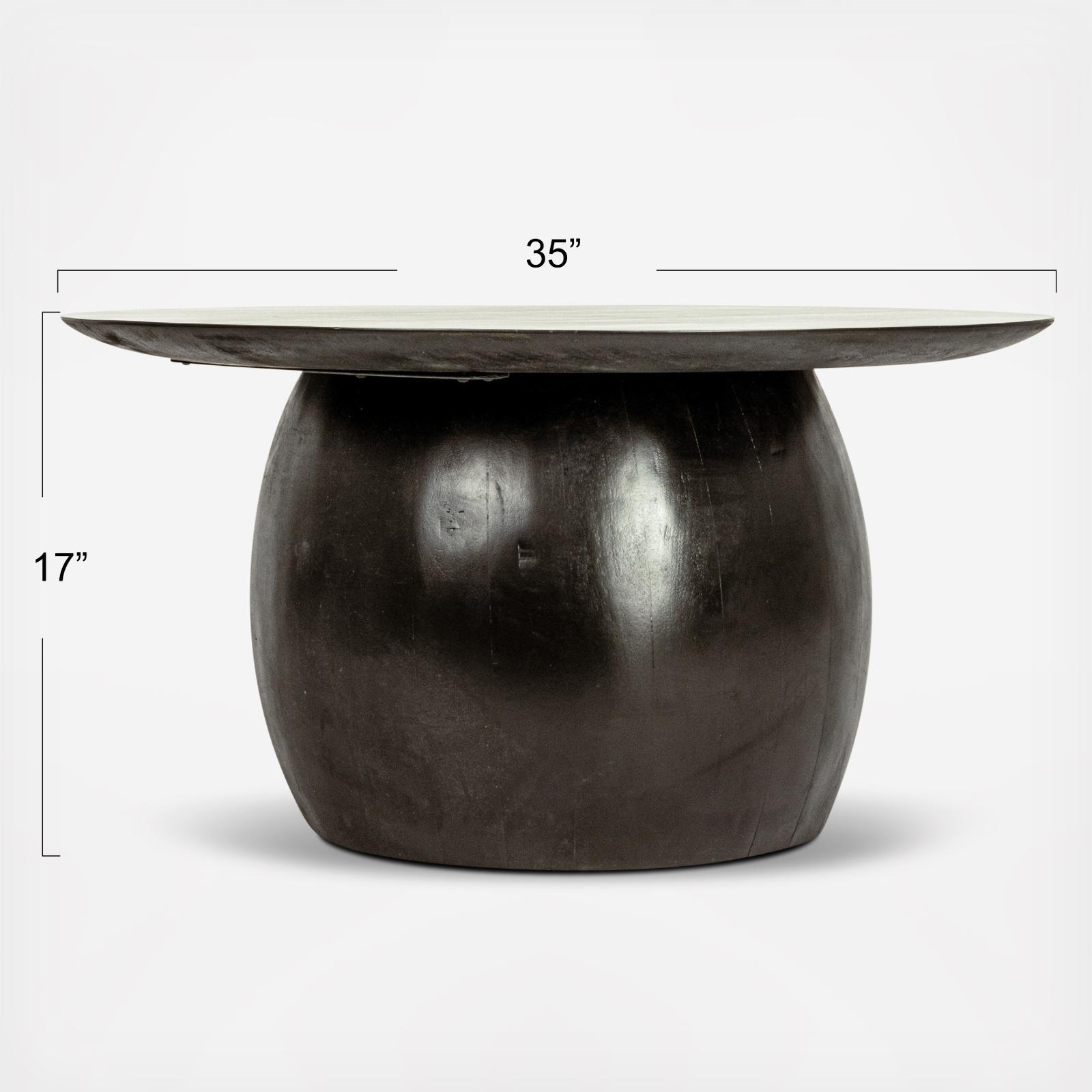 Modern Mango Wood Round Coffee Table 5 Modern Mango Wood Round Coffee Table