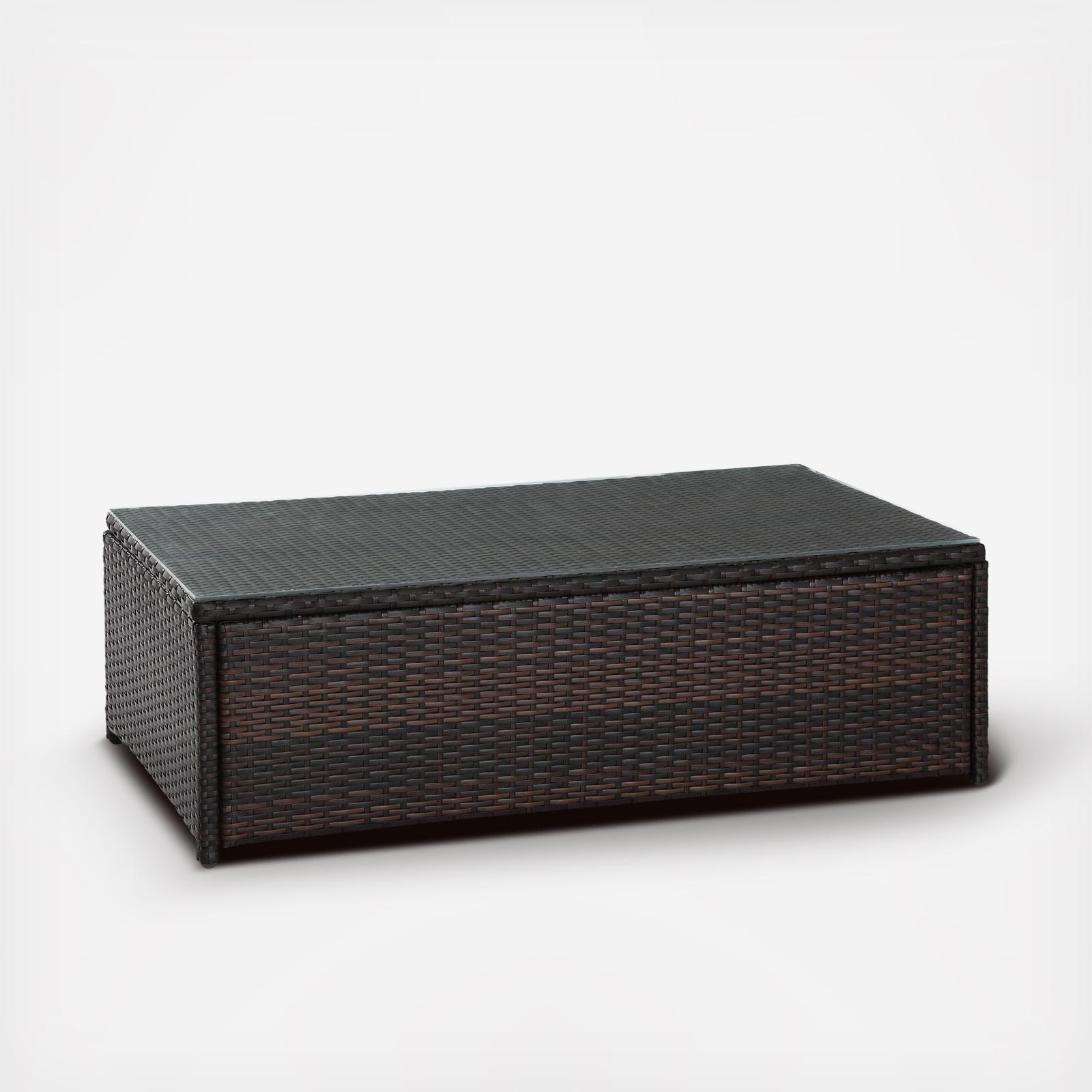 Palm Harbor Outdoor Wicker Coffee Table 2 Palm Harbor Outdoor Wicker Coffee Table