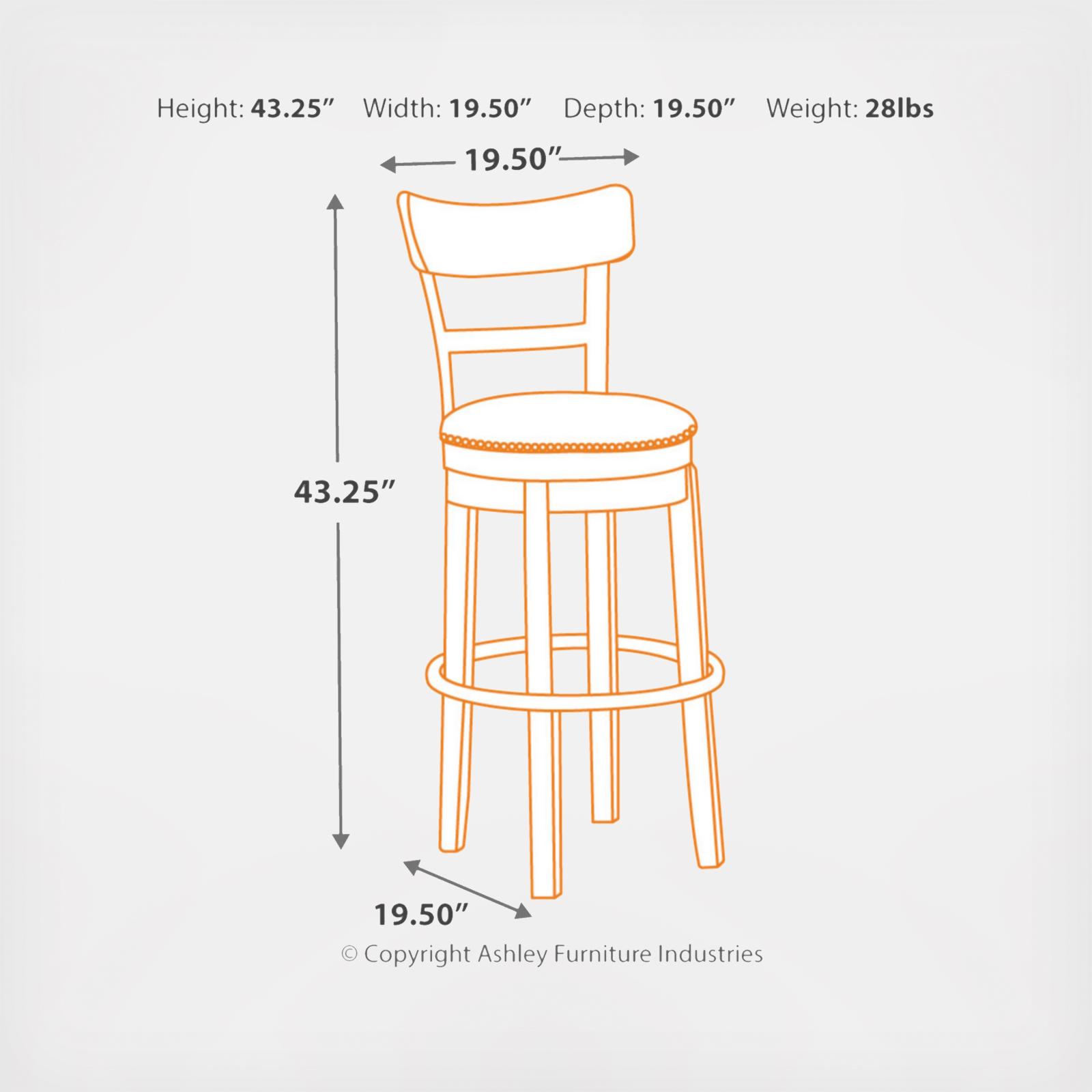Pinnadel Upholstered Swivel Barstool 5 Pinnadel Upholstered Swivel Barstool