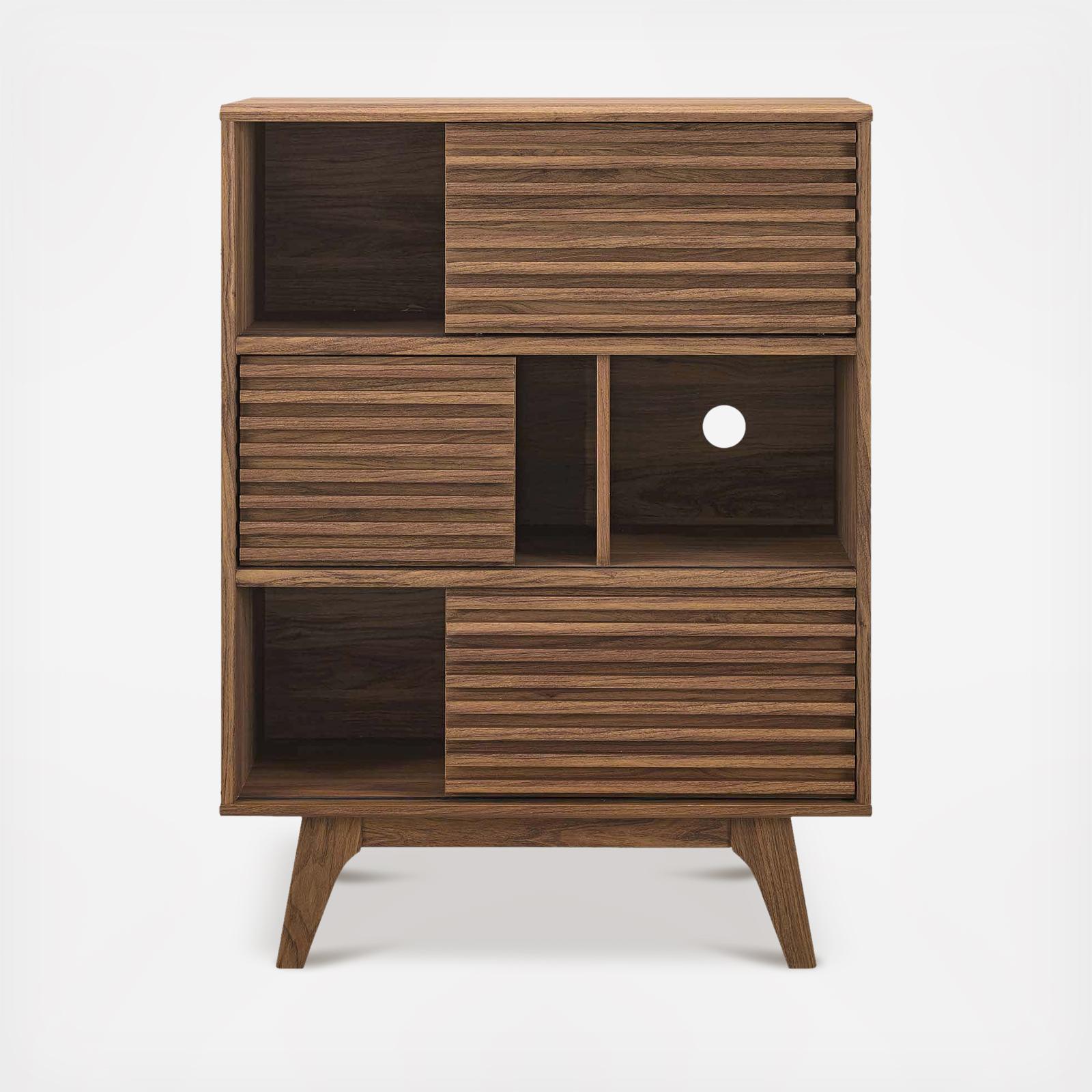 Render 3-Tier Display Storage Cabinet