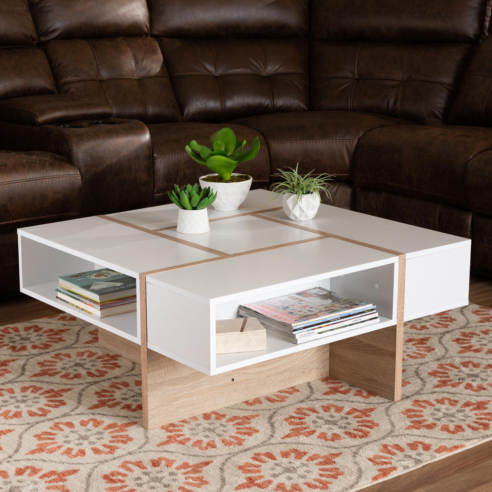 Rasa Modern and Contemporary Finished Wood Coffee Table 1 Rasa Modern and Contemporary Finished Wood Coffee Table