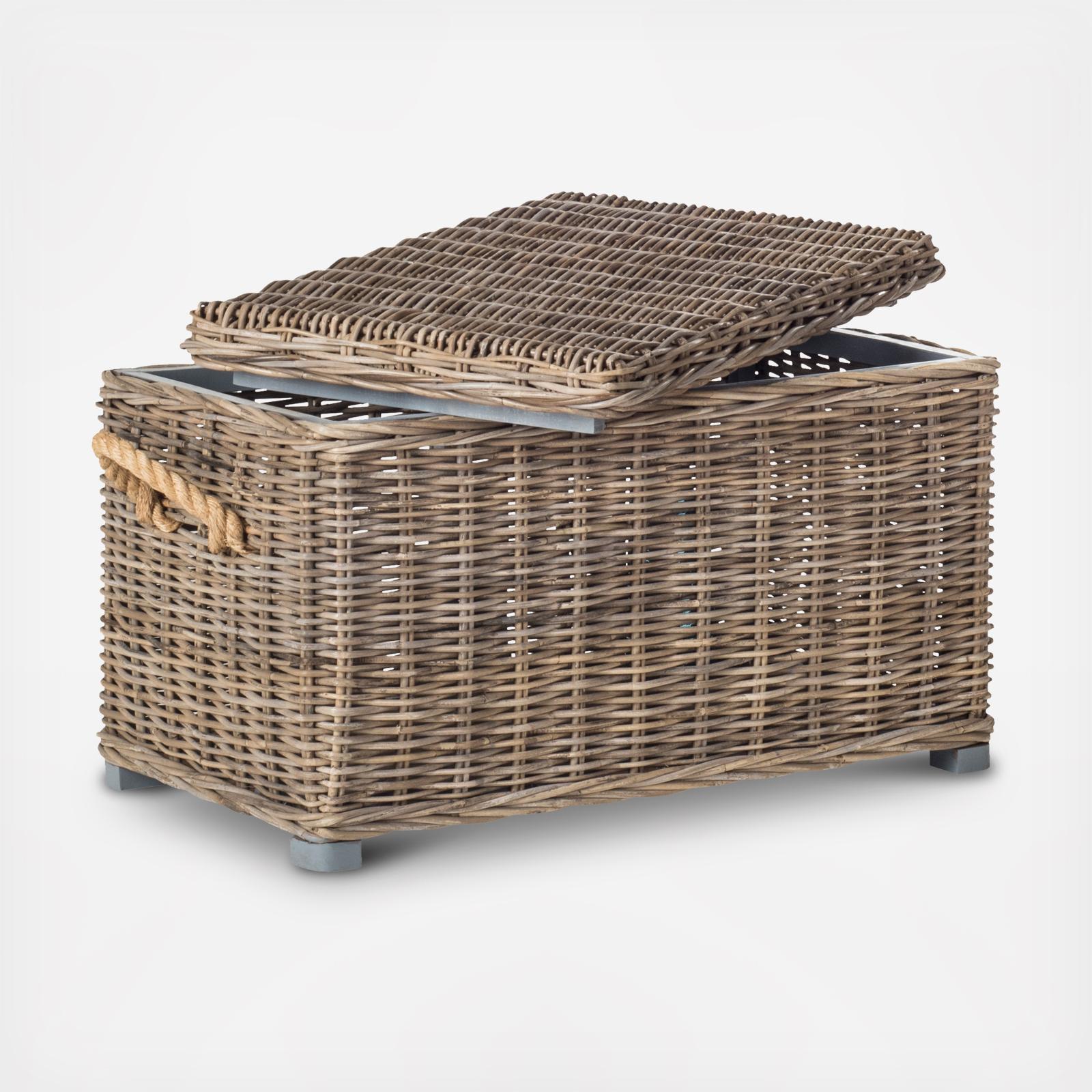 Salim Wicker Trunk 8 Salim Wicker Trunk