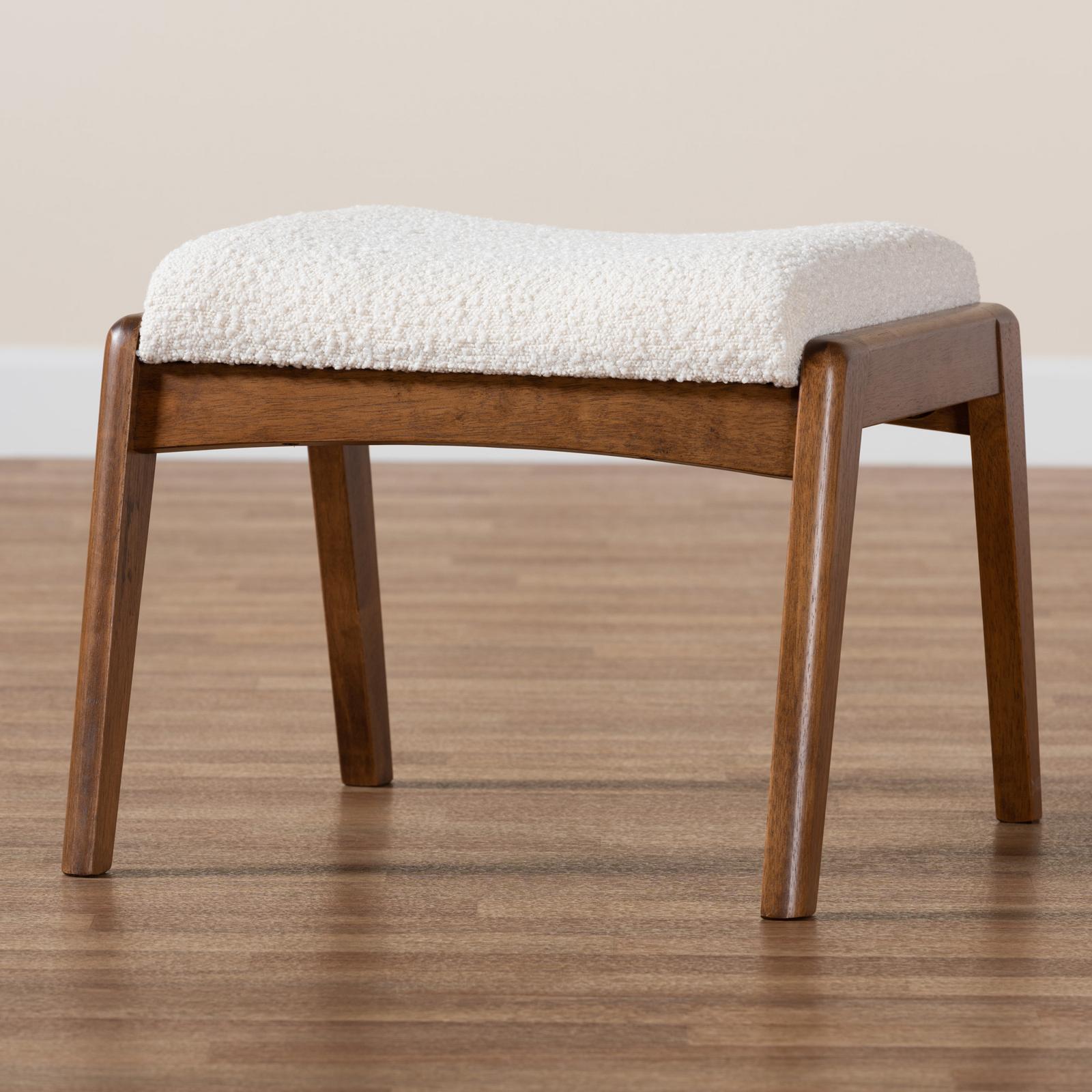 Roxy Boucle Ottoman