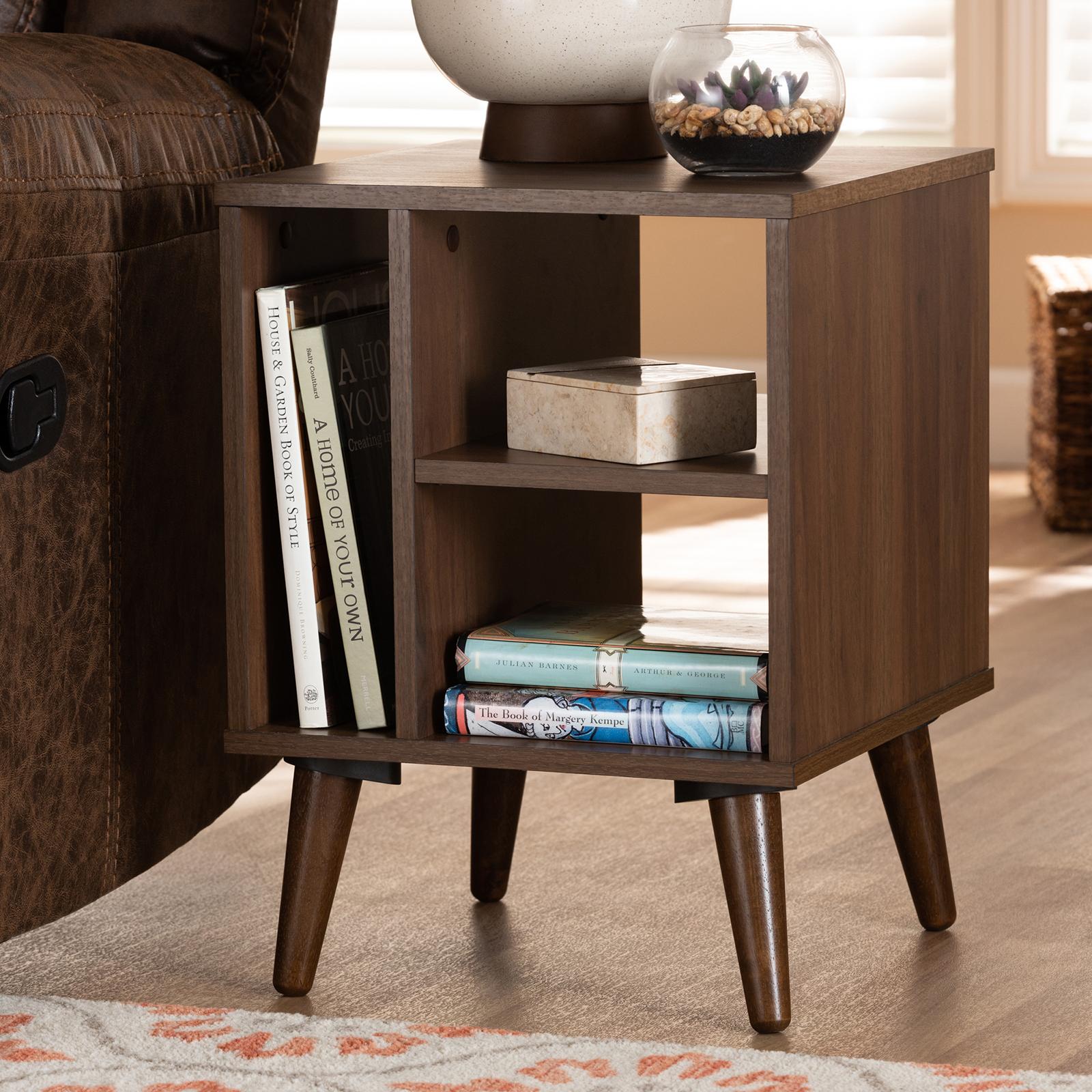 Sami Mid-Century Modern Finished Wood end Table 1 Sami Mid-Century Modern Finished Wood end Table