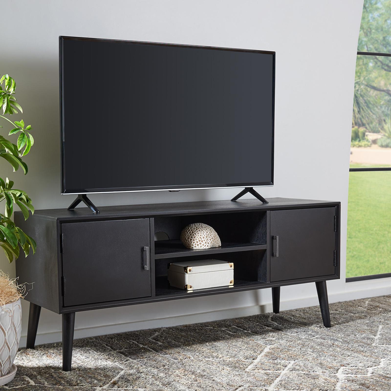 Sorrel Mid Century 2-Door 1-Shelf Media Stand 17 Sorrel Mid Century 2-Door 1-Shelf Media Stand