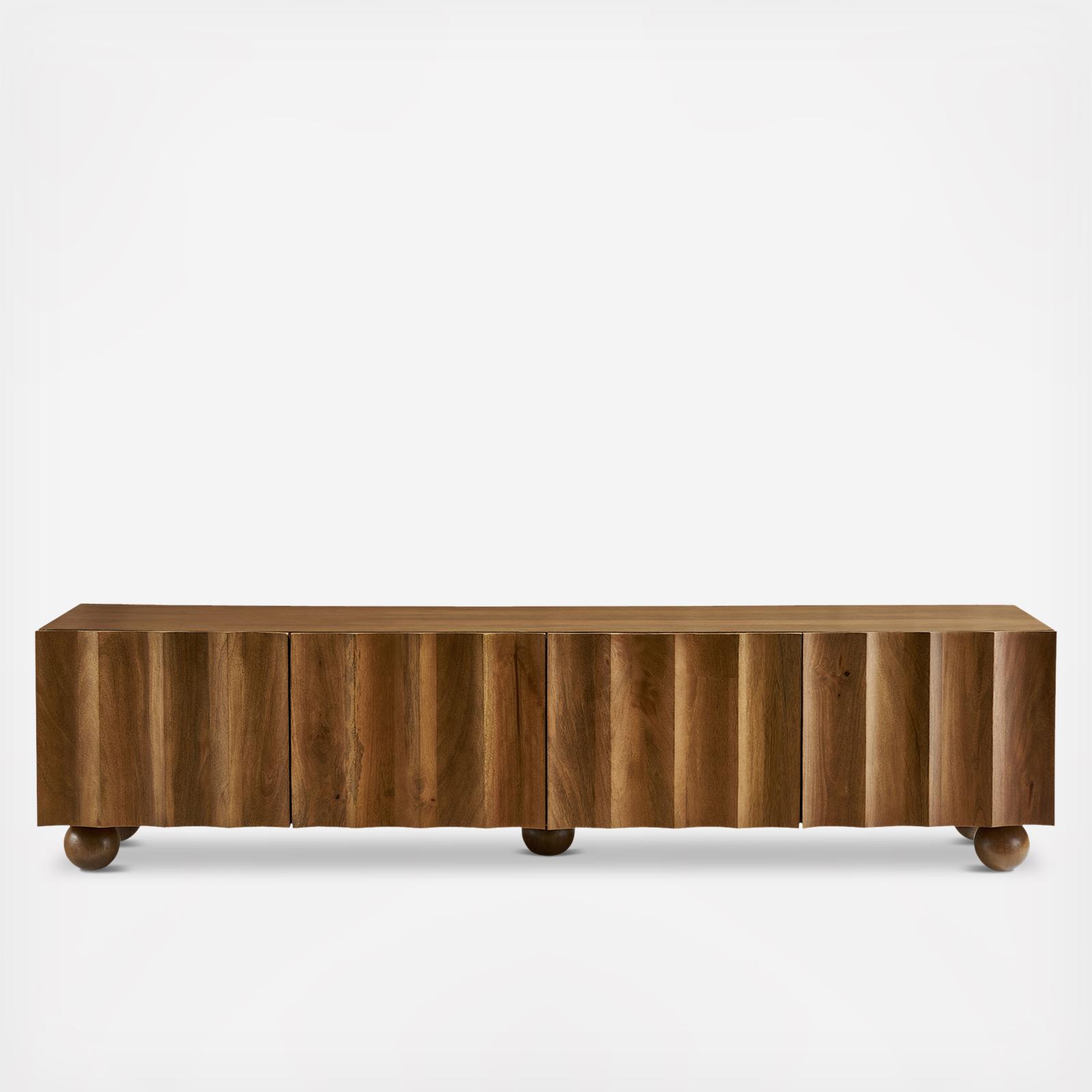 Sorren Scalloped 71 in. TV Stand 3 Sorren Scalloped 71 in. TV Stand
