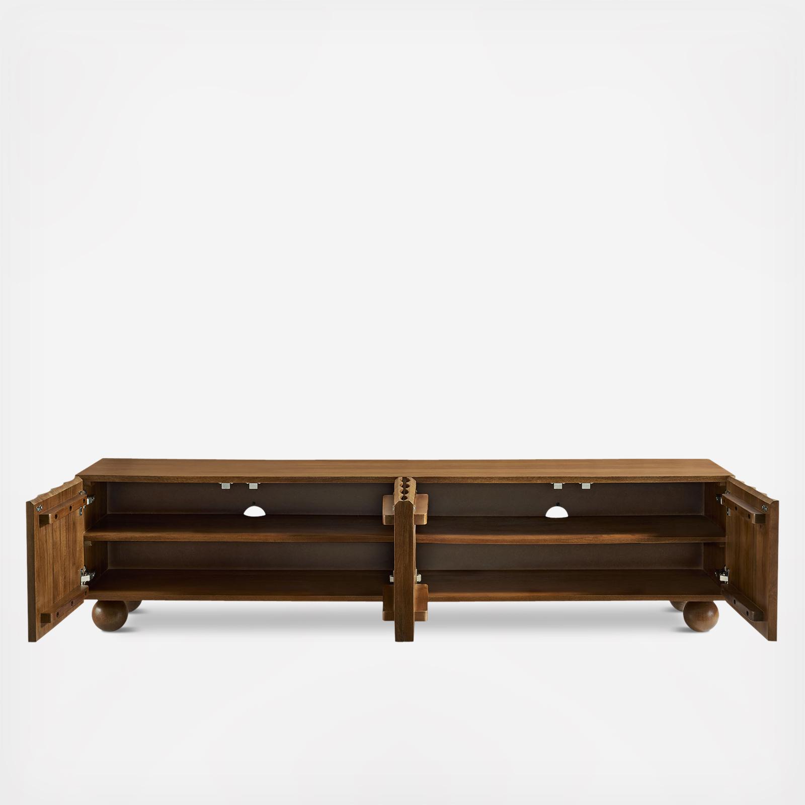 Sorren Scalloped 71 in. TV Stand 4 Sorren Scalloped 71 in. TV Stand