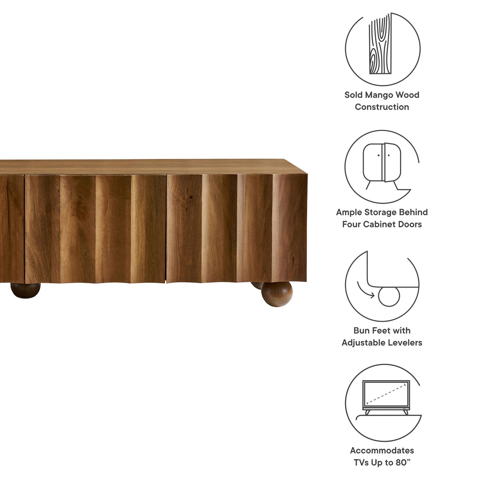 Sorren Scalloped 71 in. TV Stand 7 Sorren Scalloped 71 in. TV Stand